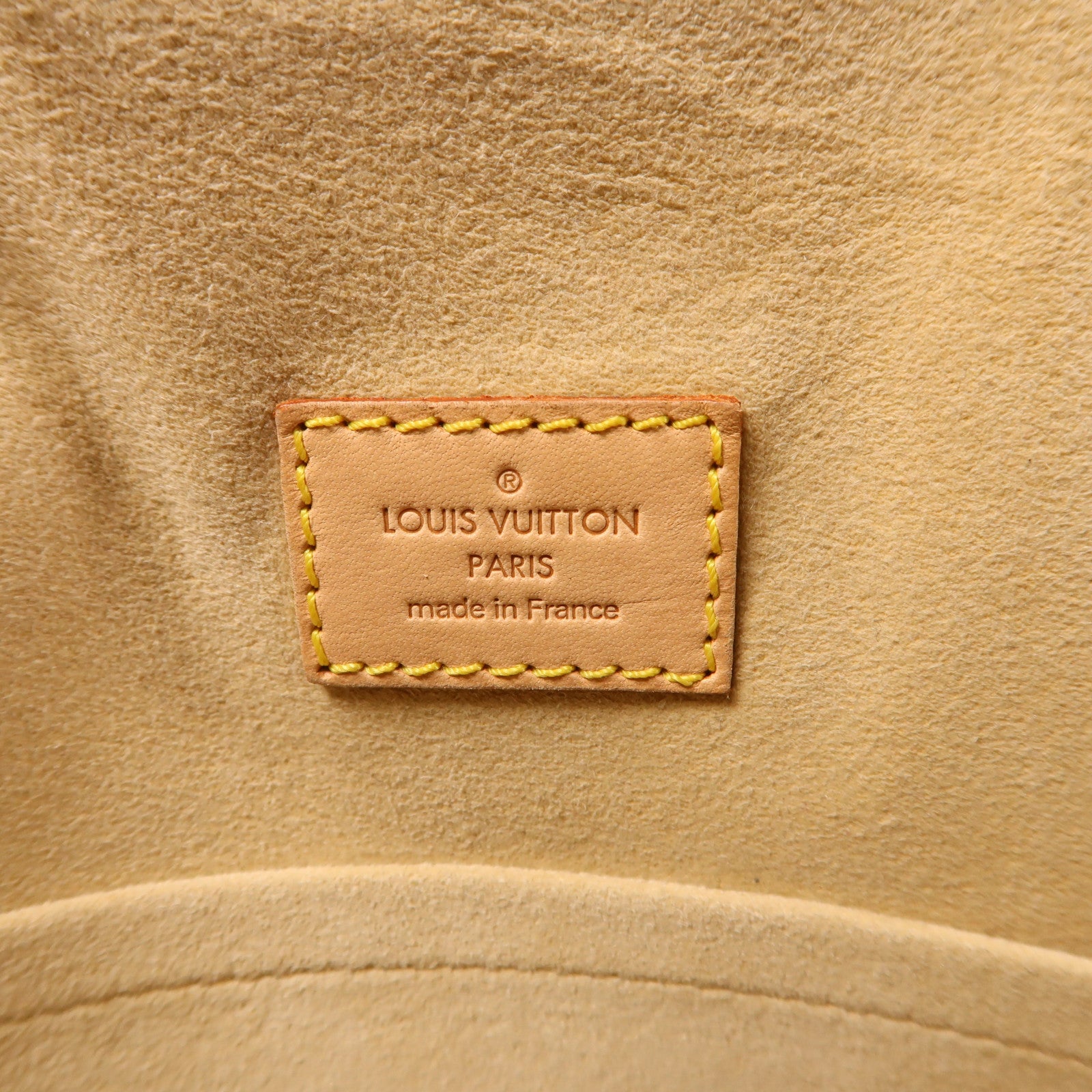LOUIS VUITTON Monogram Hudson PM金扣肩背袋棕色