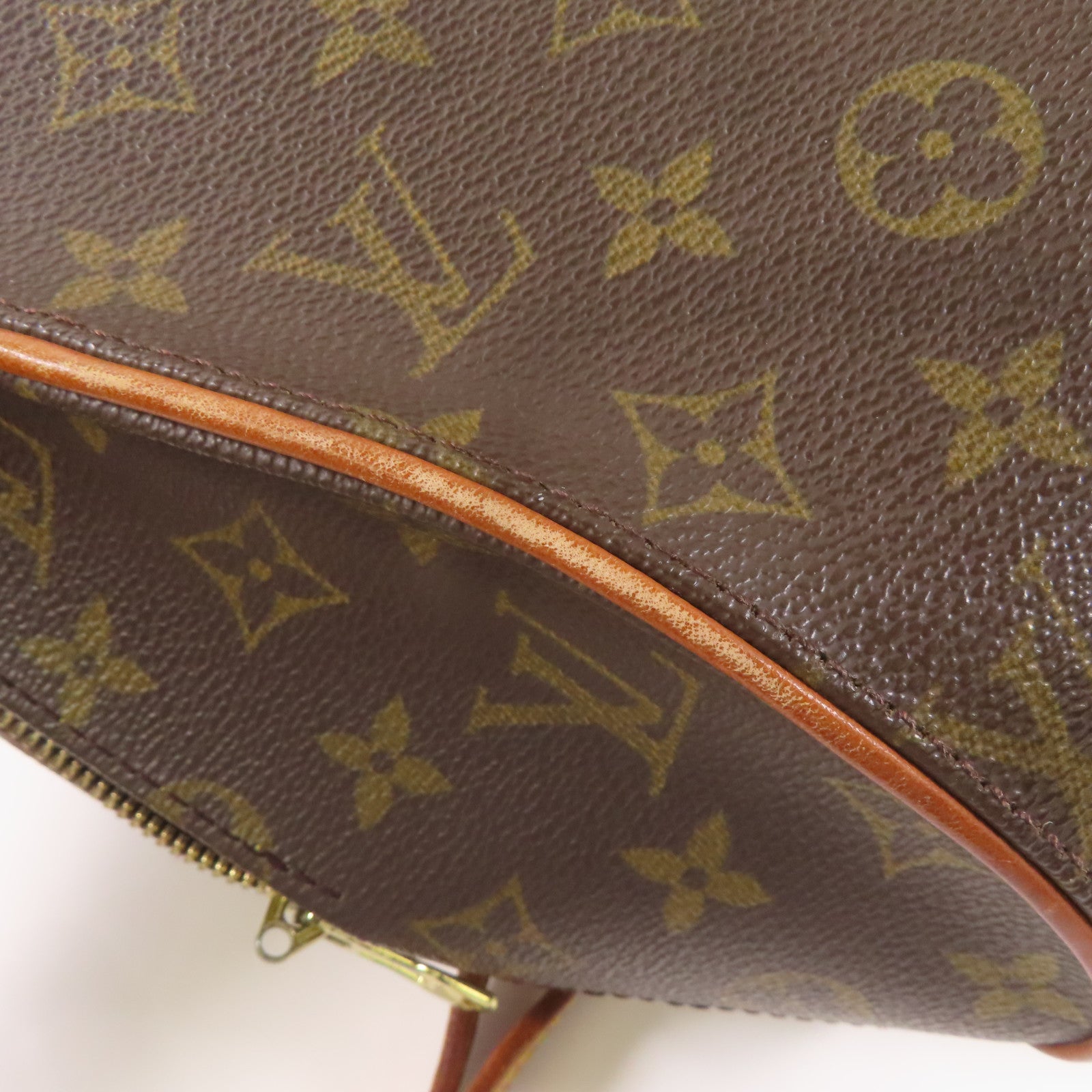 LOUIS VUITTON Monogram Ellipse Sac A Dos Backpack金扣背包棕色