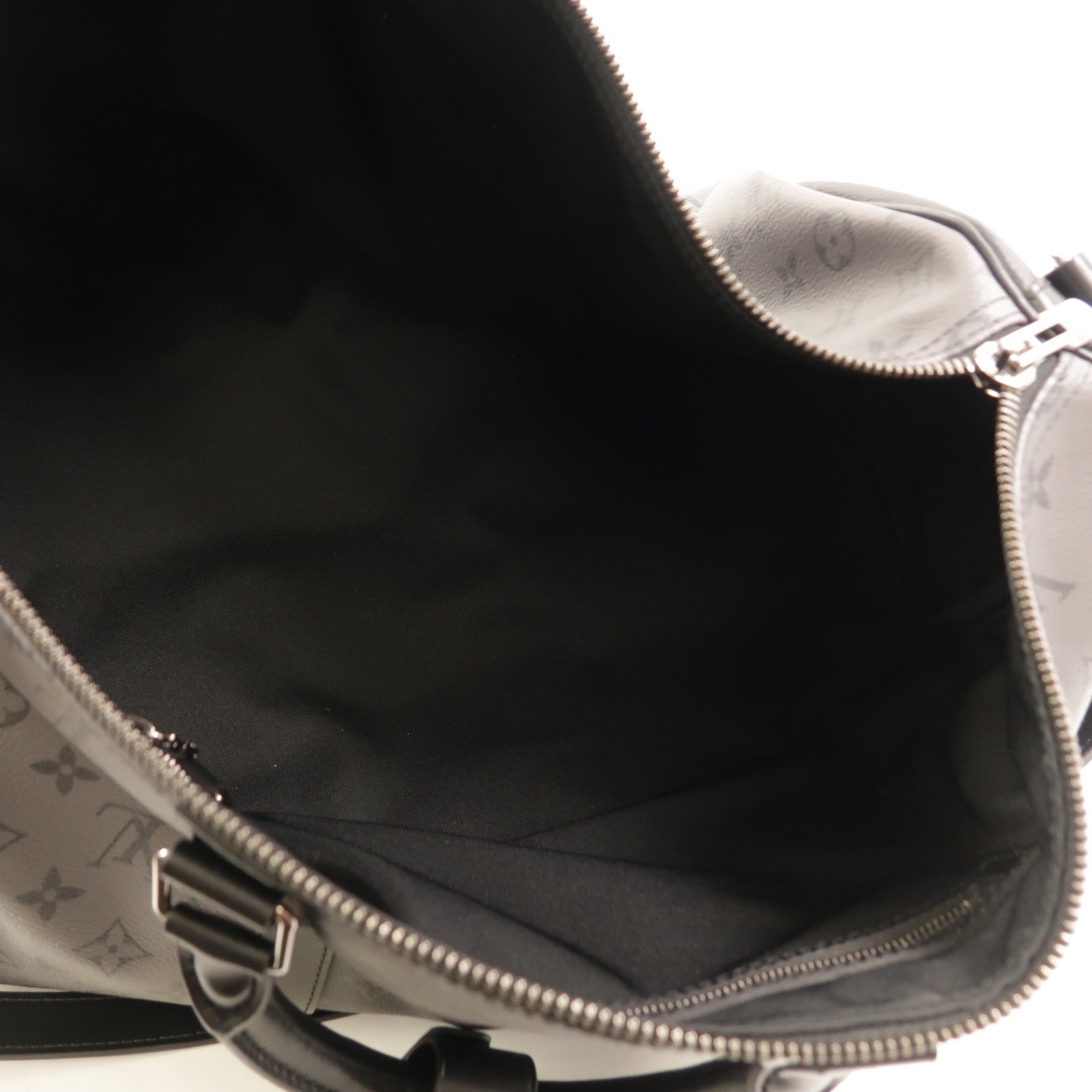 LOUIS VUITTON Monogram Eclipse Keepall Bandouliere 50手挽肩背兩用袋