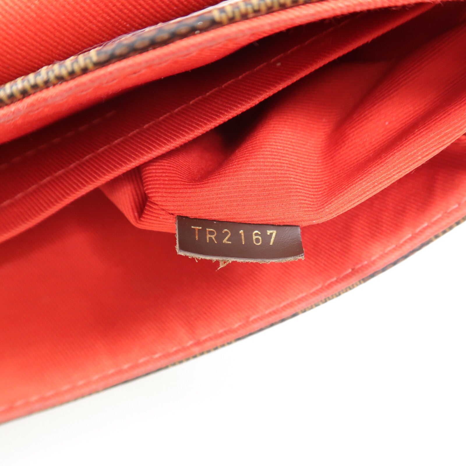 LOUIS VUITTON Damier Croisette金扣手挽肩背兩用袋