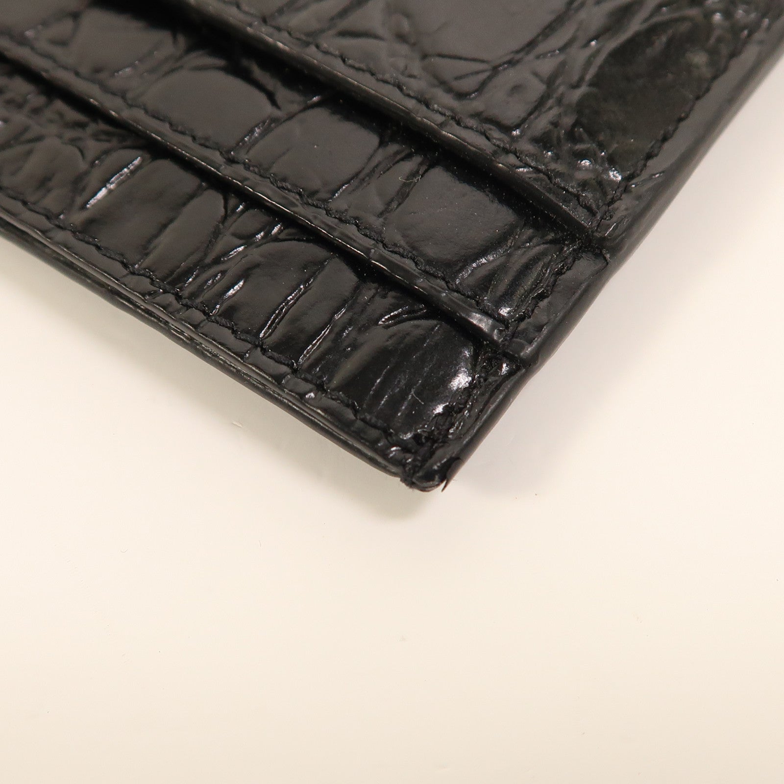 SAINT LAURENT 牛皮皮革Card Case金扣卡片套
