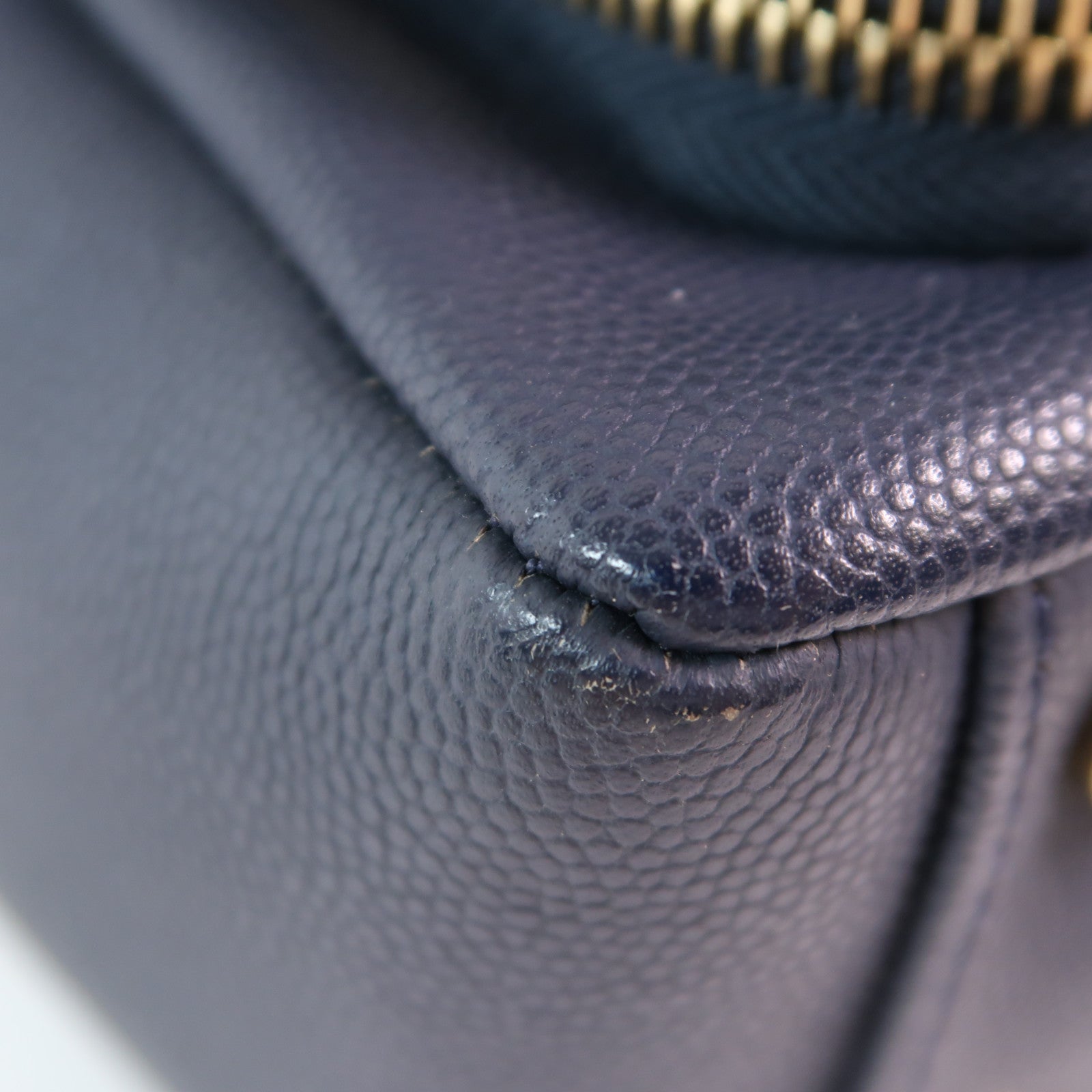 CHANEL 牛皮皮革Chain Shoulder金扣手挽肩背兩用袋