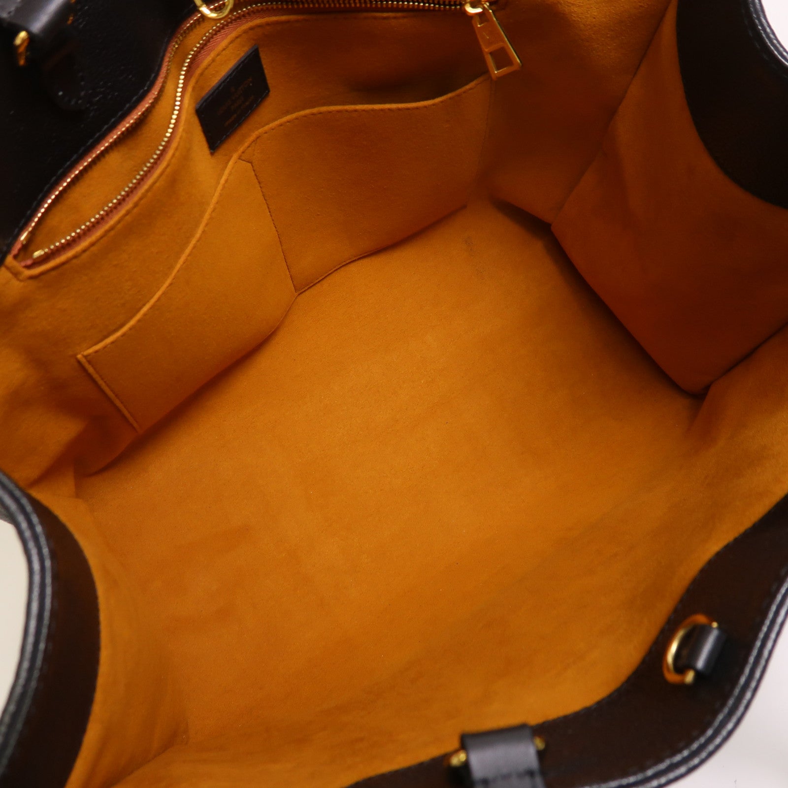 LOUIS VUITTON Monogram Empreinte On The Go GM金扣手挽肩背兩用袋