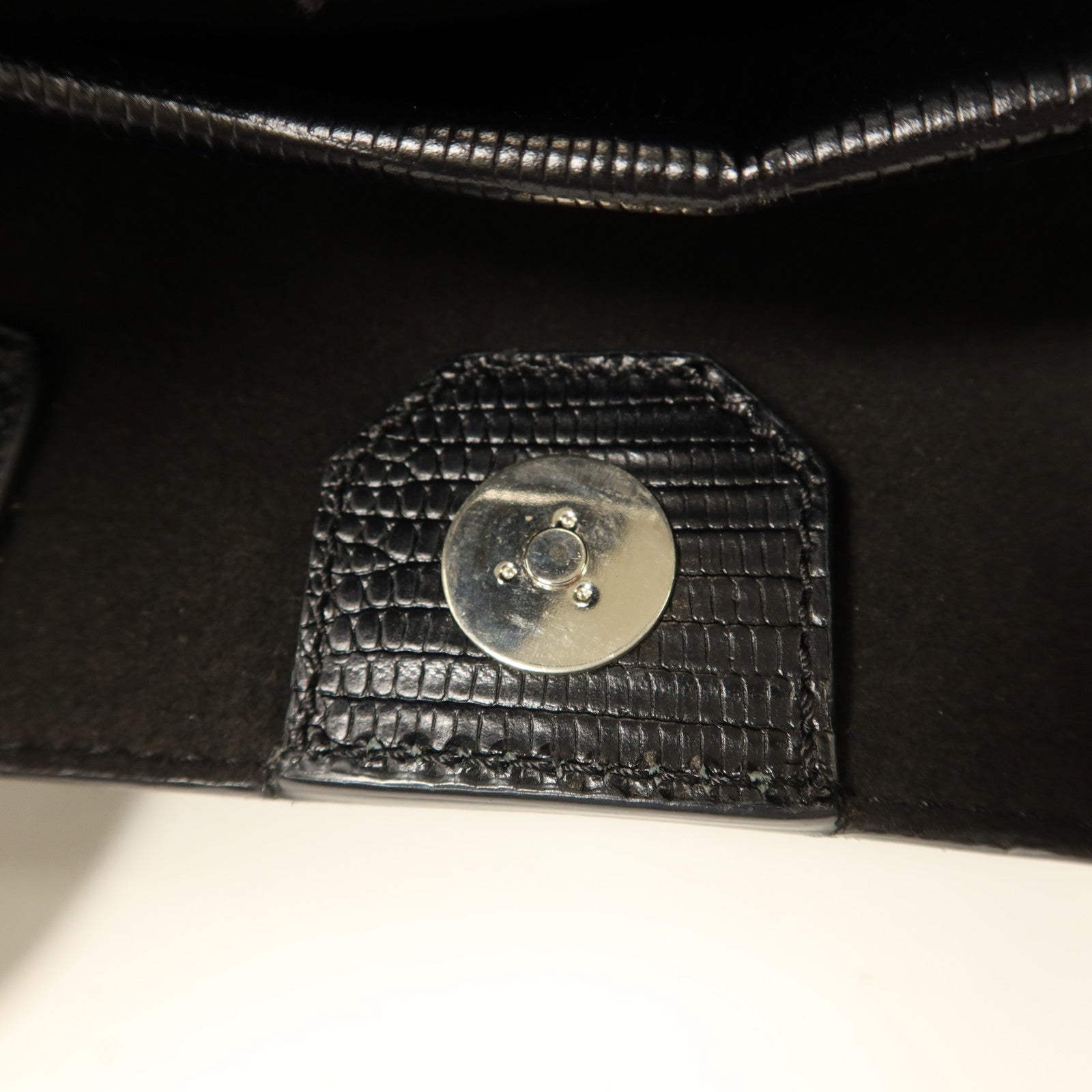 GIVENCHY 牛皮皮革Tote Bag銀扣手挽袋