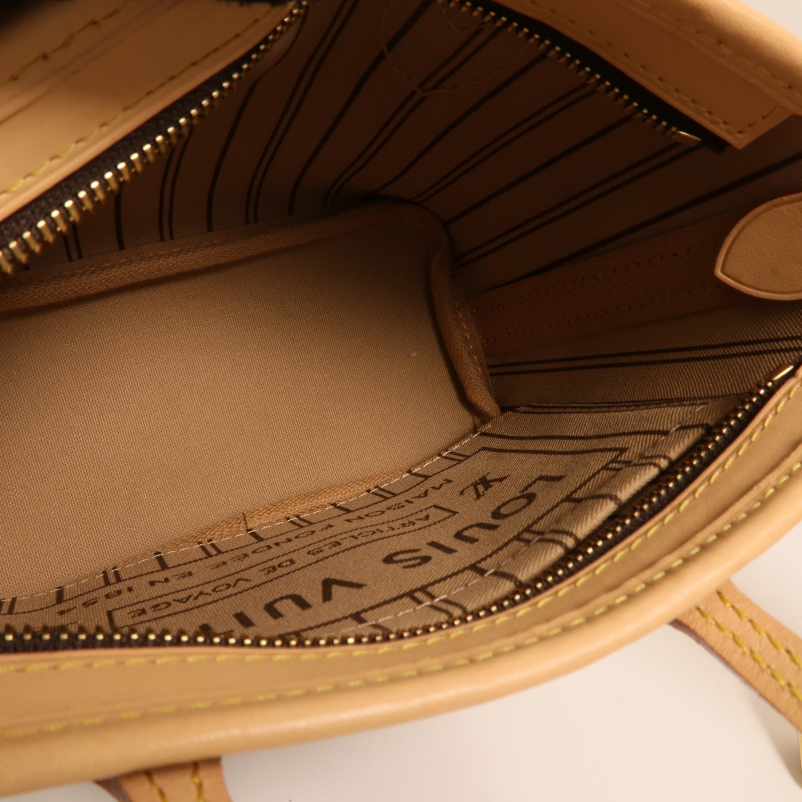 LOUIS VUITTON Monogram Neverfull BB金扣手挽肩背兩用袋