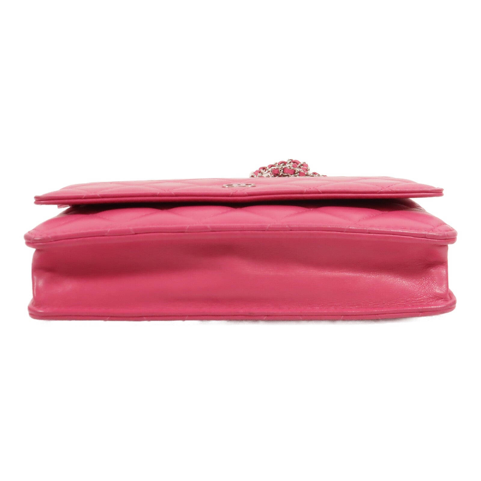 CHANEL 羊皮皮革WOC Wallet On Chain鏈帶肩背袋