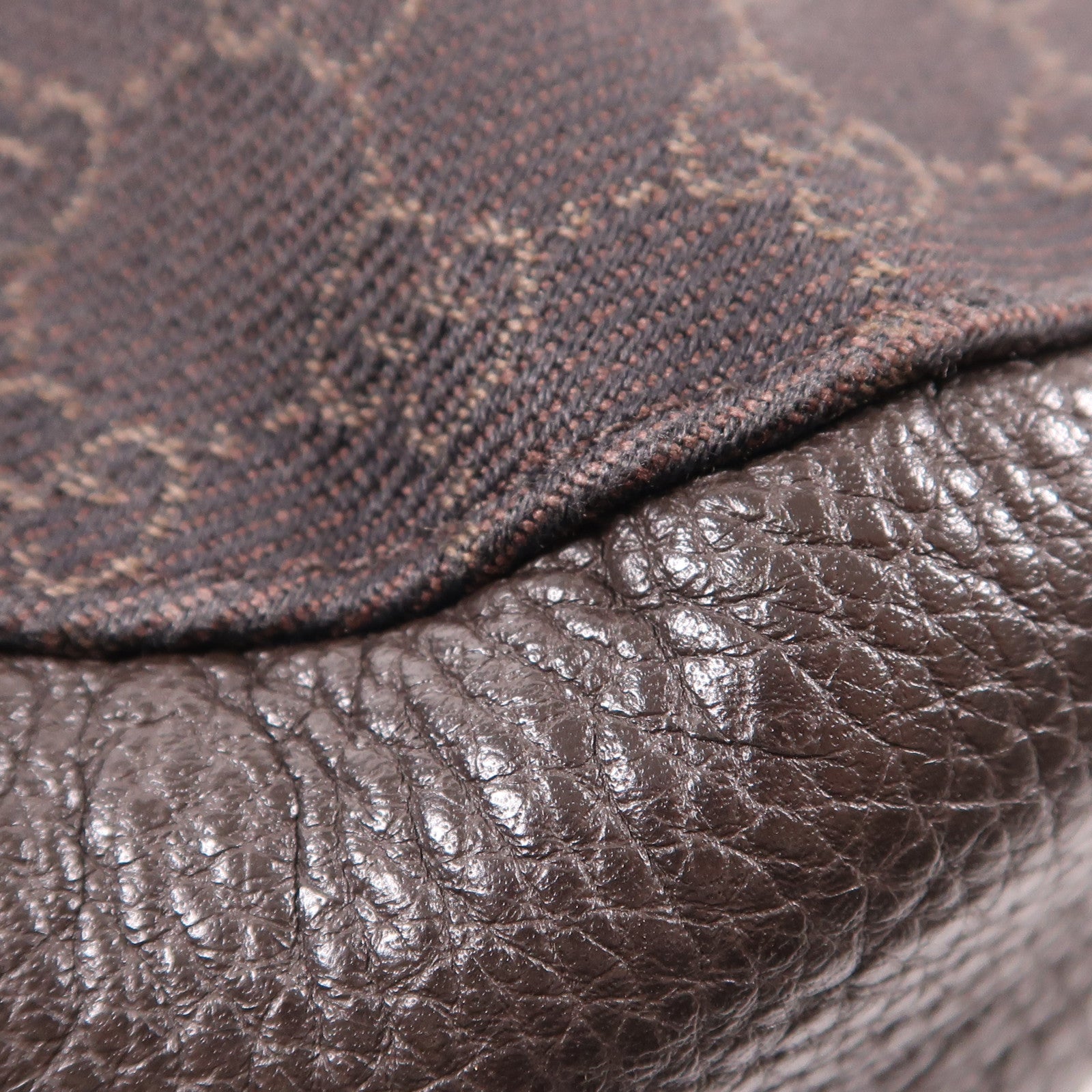 GUCCI GG SHW Shoulder Bag 179777 Canvas Brown