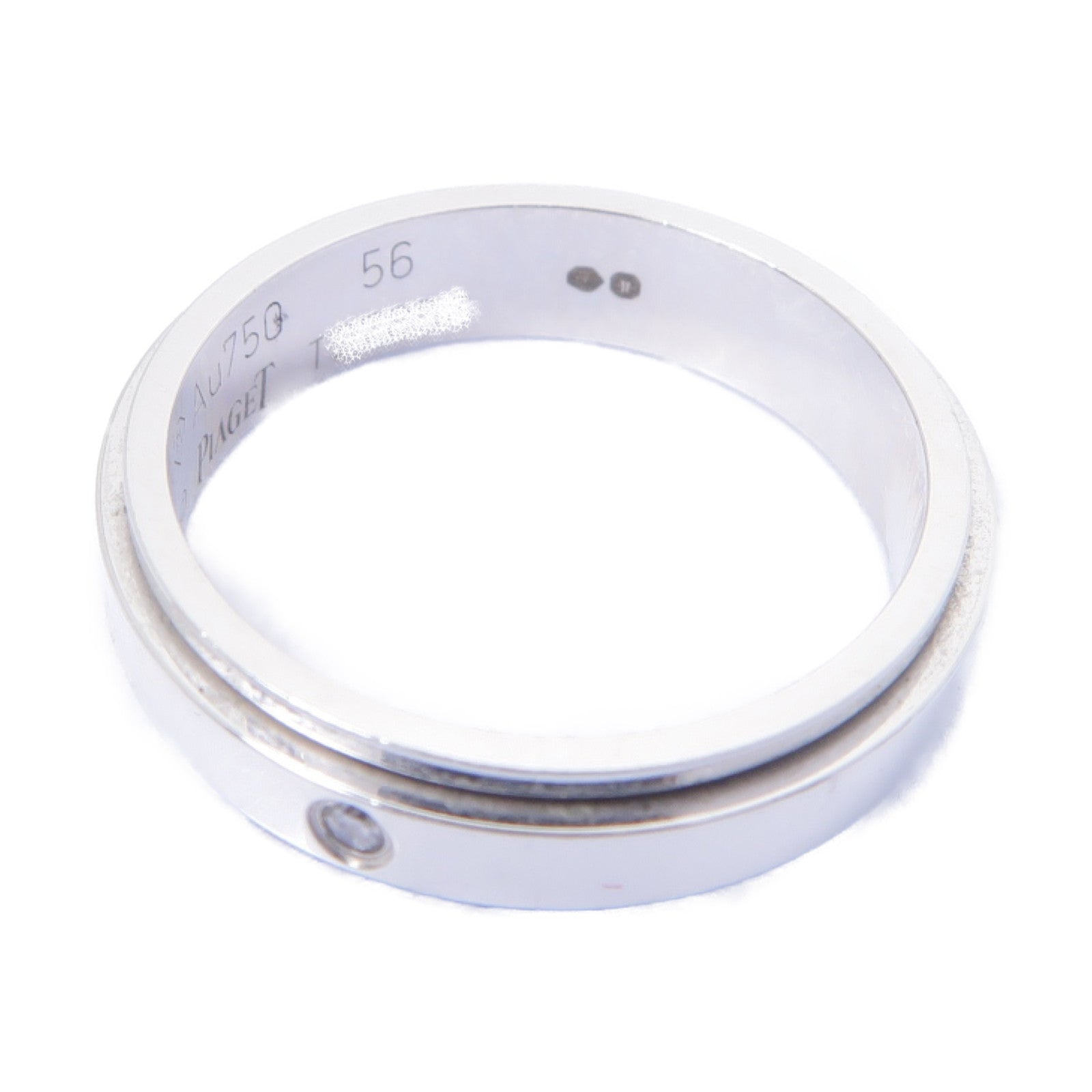 PIAGET 【激減優惠】18K白金Diamond Ring鑽石戒指US#7.25/Piaget#56