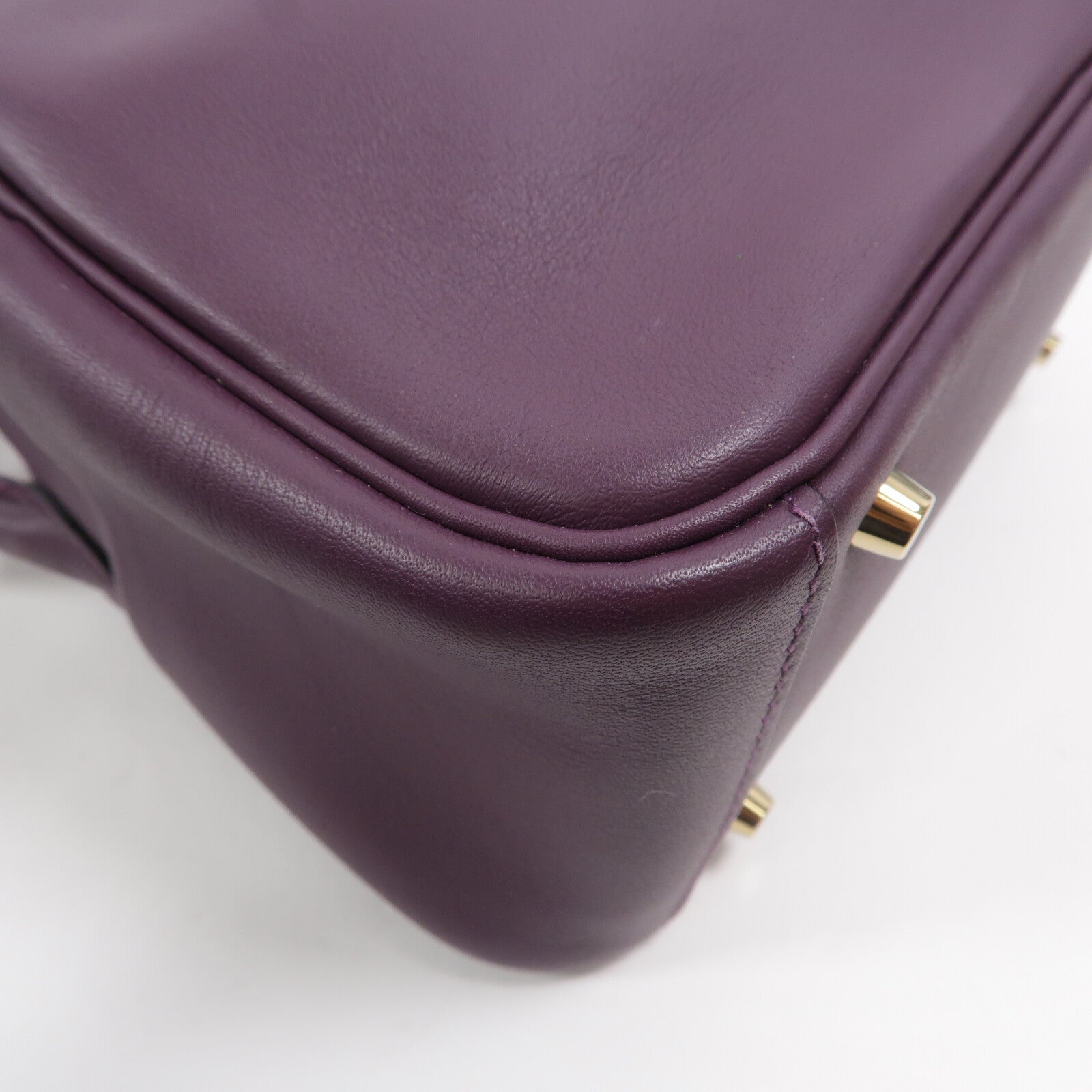 HERMES Swift皮革Mini Lindy金扣手挽肩背兩用袋Anemone