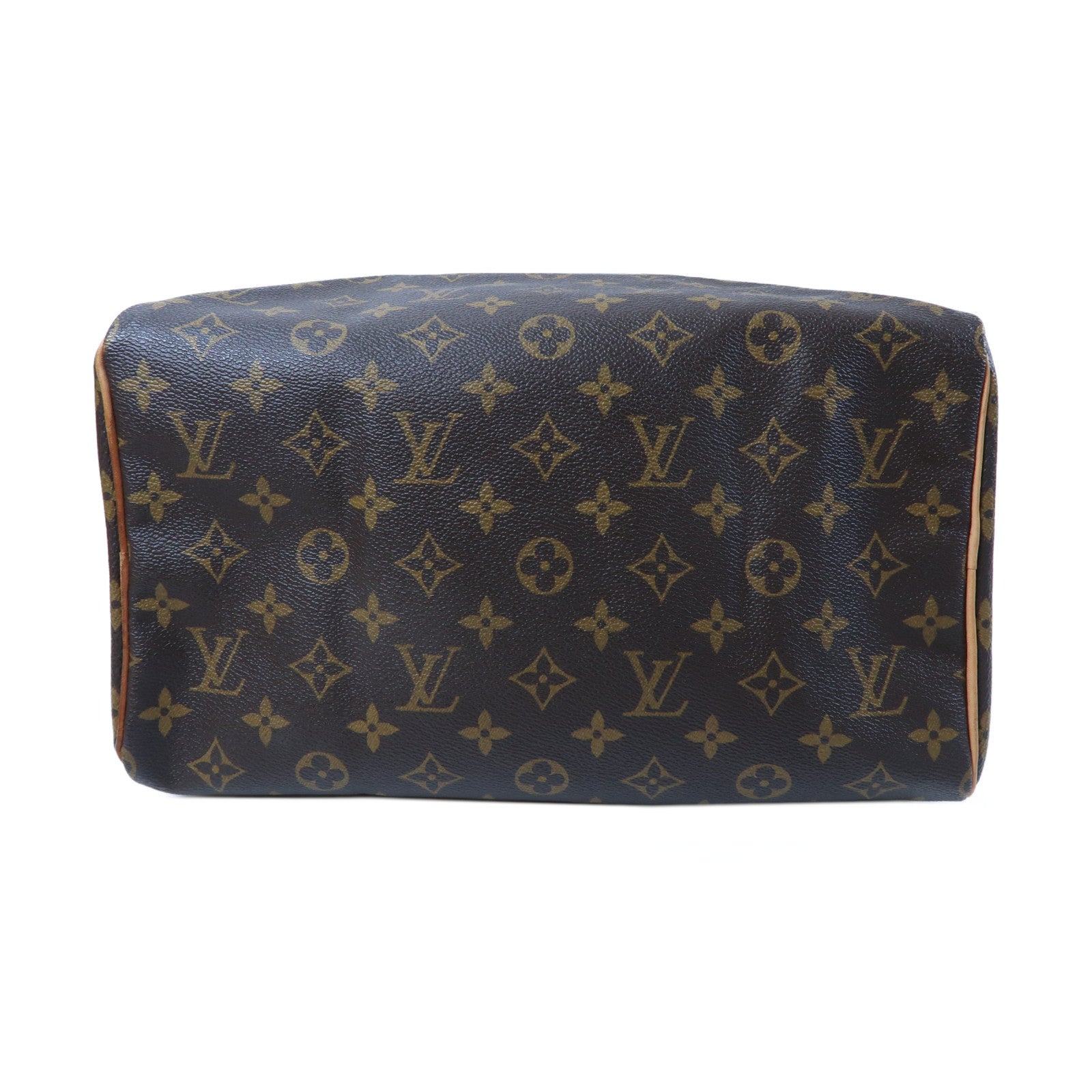 LOUIS VUITTON Monogram Speedy 30金扣手挽袋啡色