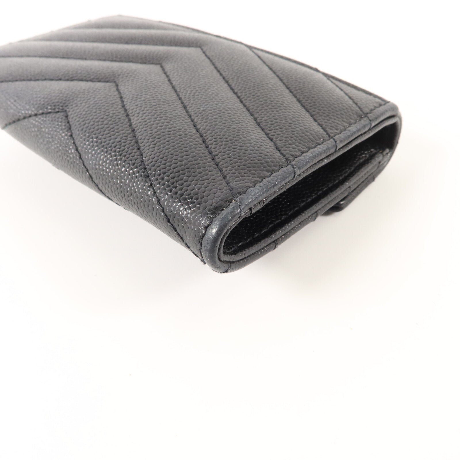 SAINT LAURENT 牛皮皮革Cassandre Matelasse Small Wallet錢包