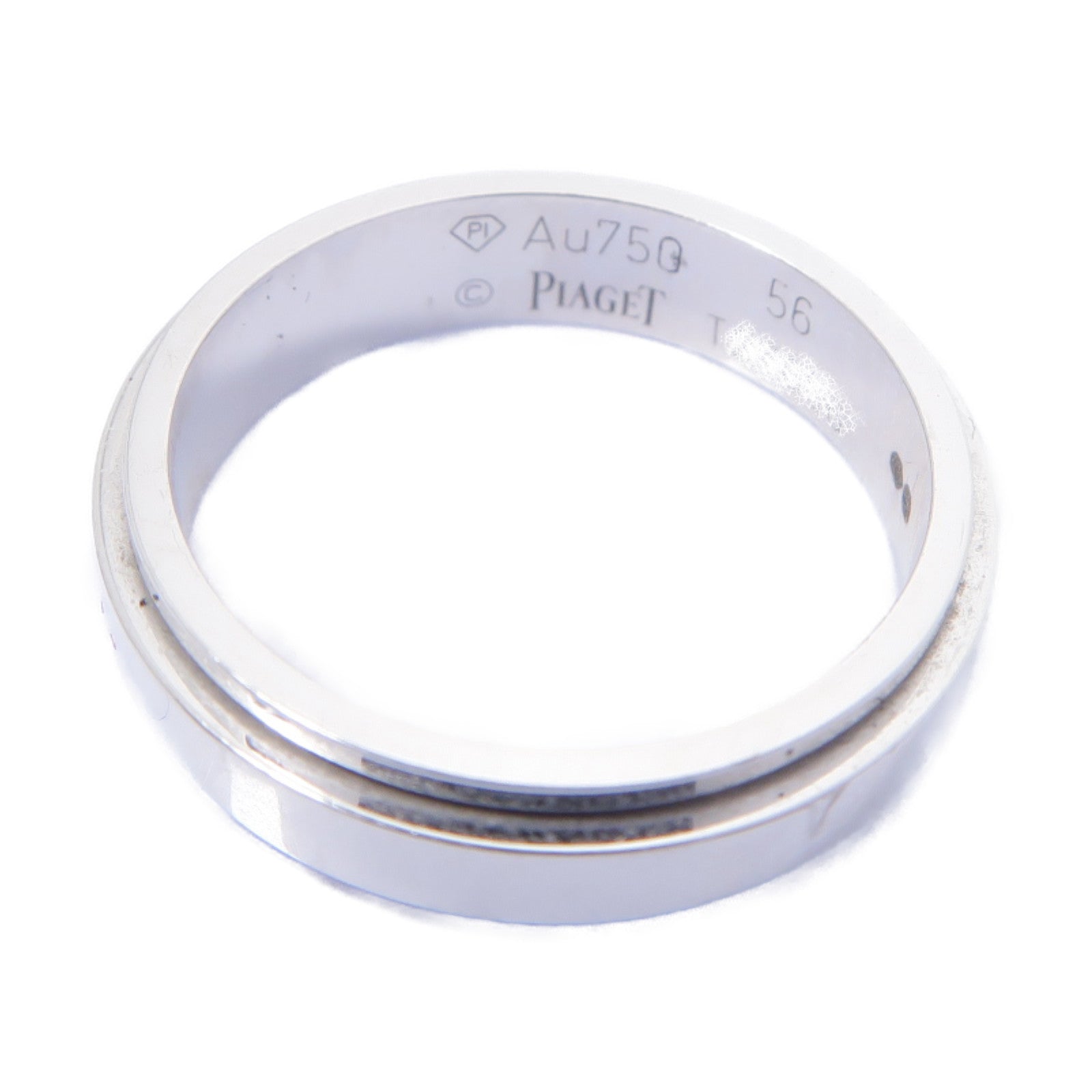 PIAGET 【激減優惠】18K白金Diamond Ring鑽石戒指US#7.25/Piaget#56