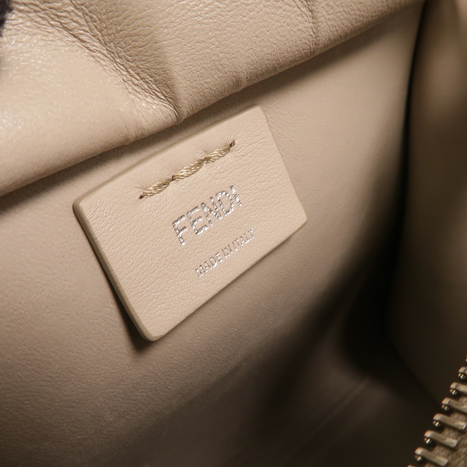 FENDI 牛皮/蛇皮皮革3 Jours Mini手挽肩背兩用袋