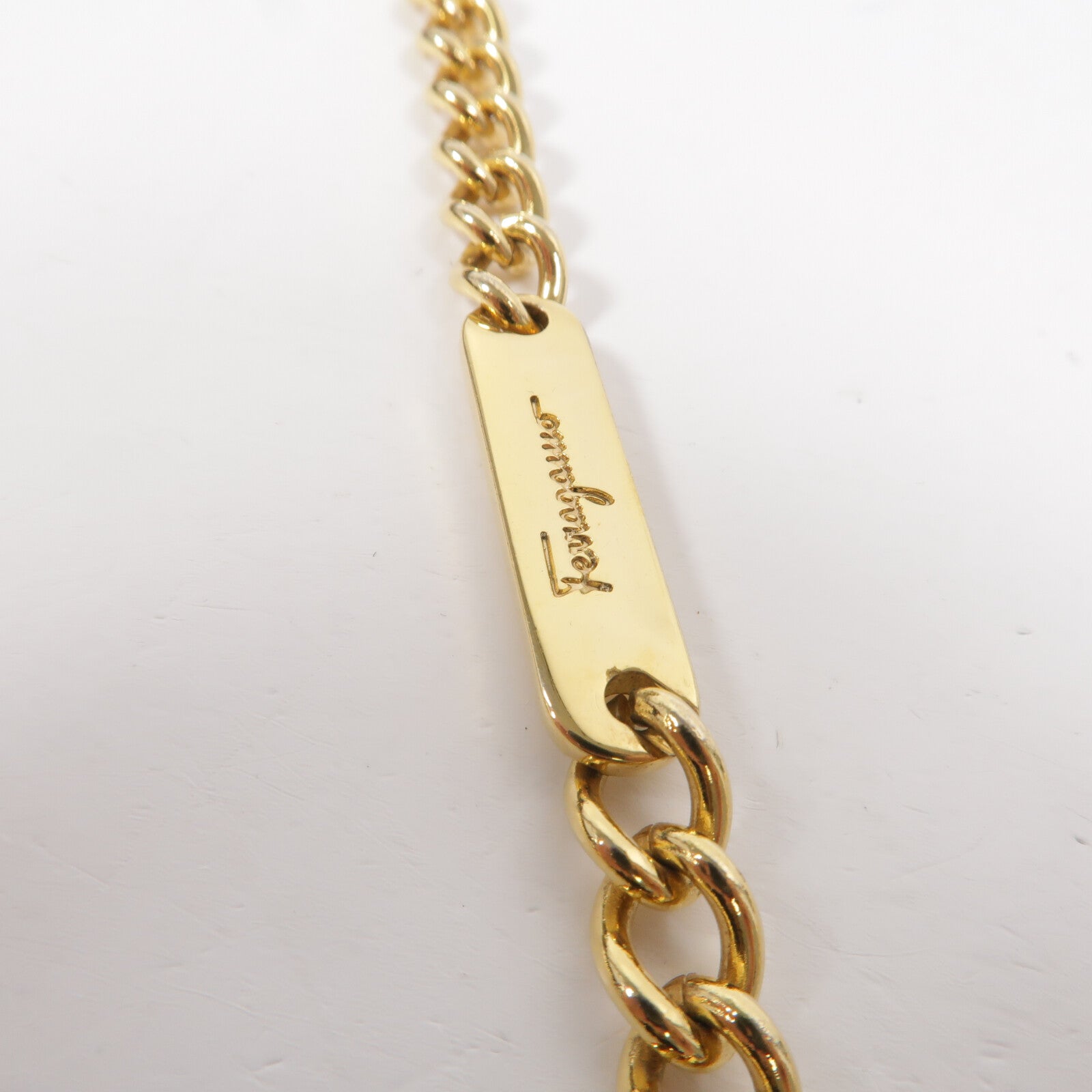 Salvatore Ferragamo 牛皮皮革Chain Shoulder Bag鏈帶肩背袋