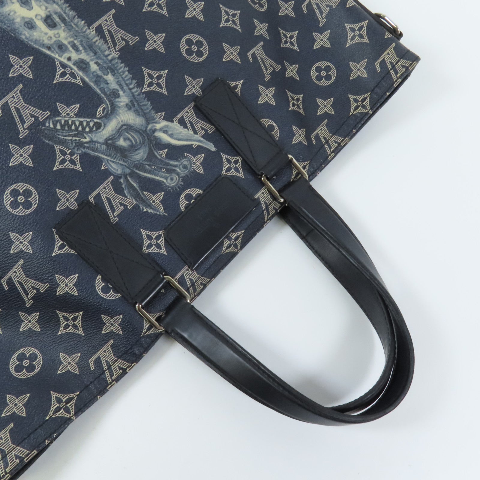 LOUIS VUITTON Monogram Savanna Tote Bag銀扣手挽肩背兩用袋