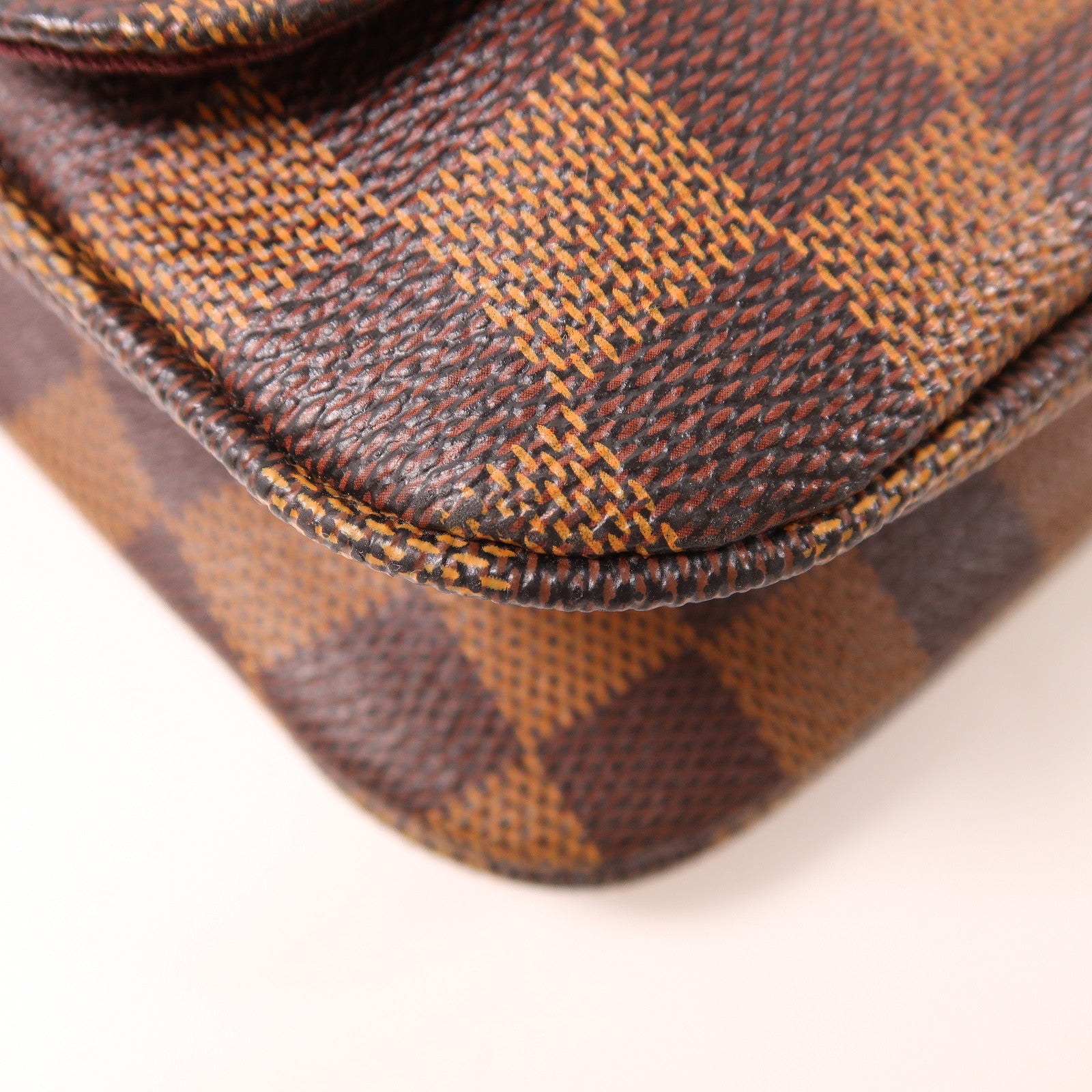 LOUIS VUITTON Damier Hoxton GM金扣肩背袋啡色