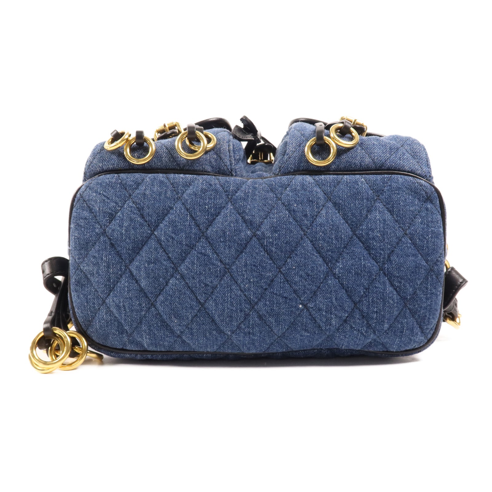 PRADA 帆布Backpack金扣背包