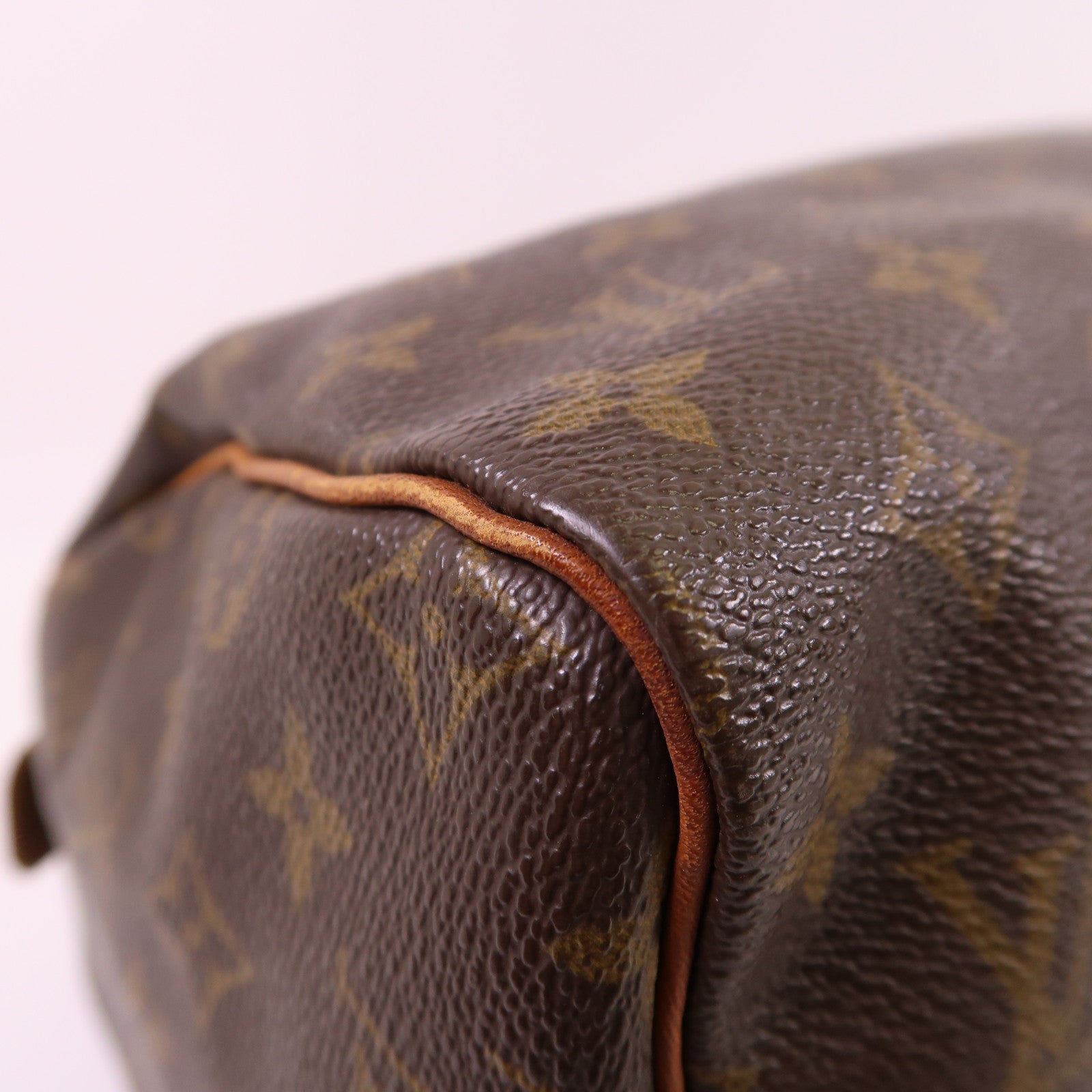 LOUIS VUITTON Monogram Speedy 30金扣手挽袋