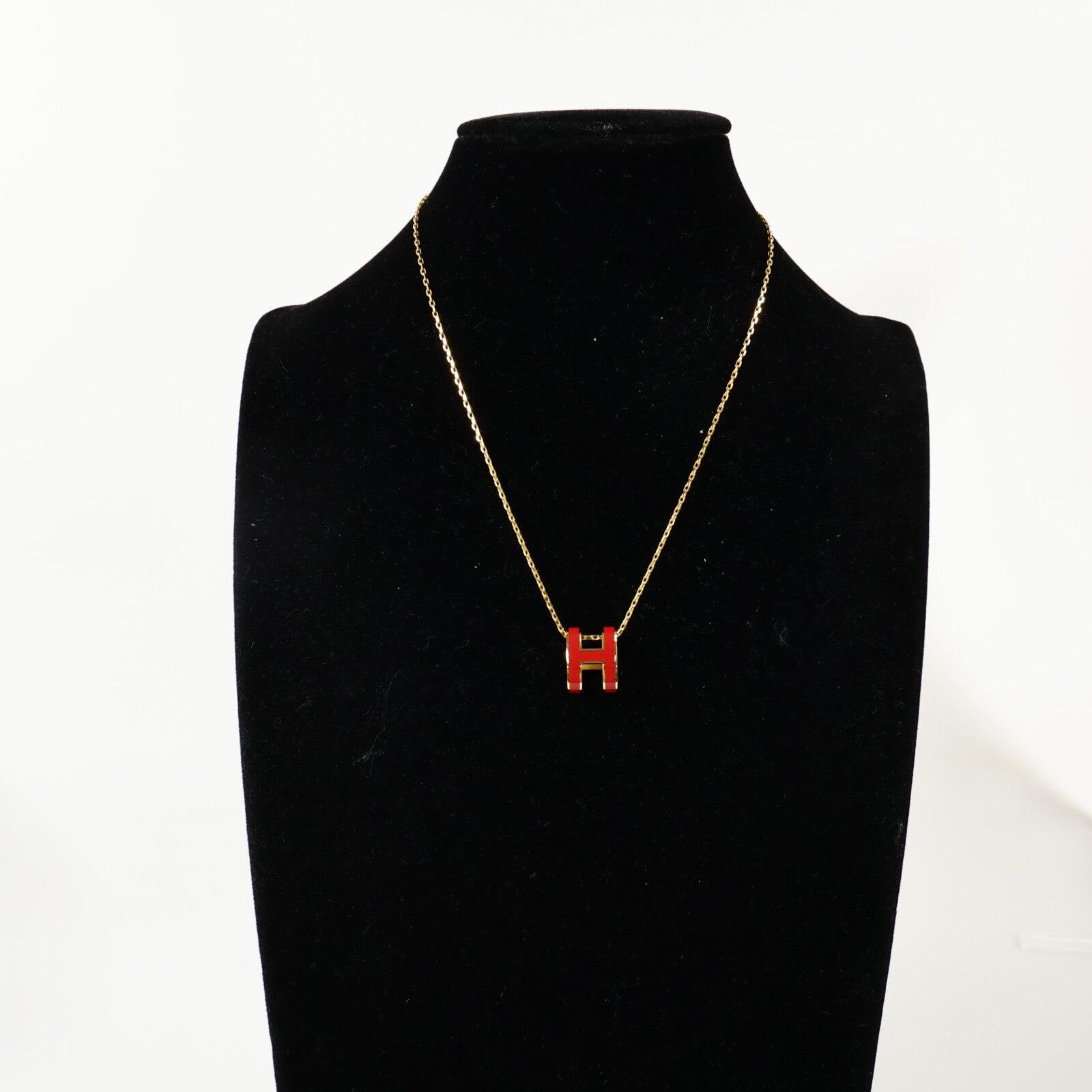 HERMES 金屬/琺瑯Pop H項鏈