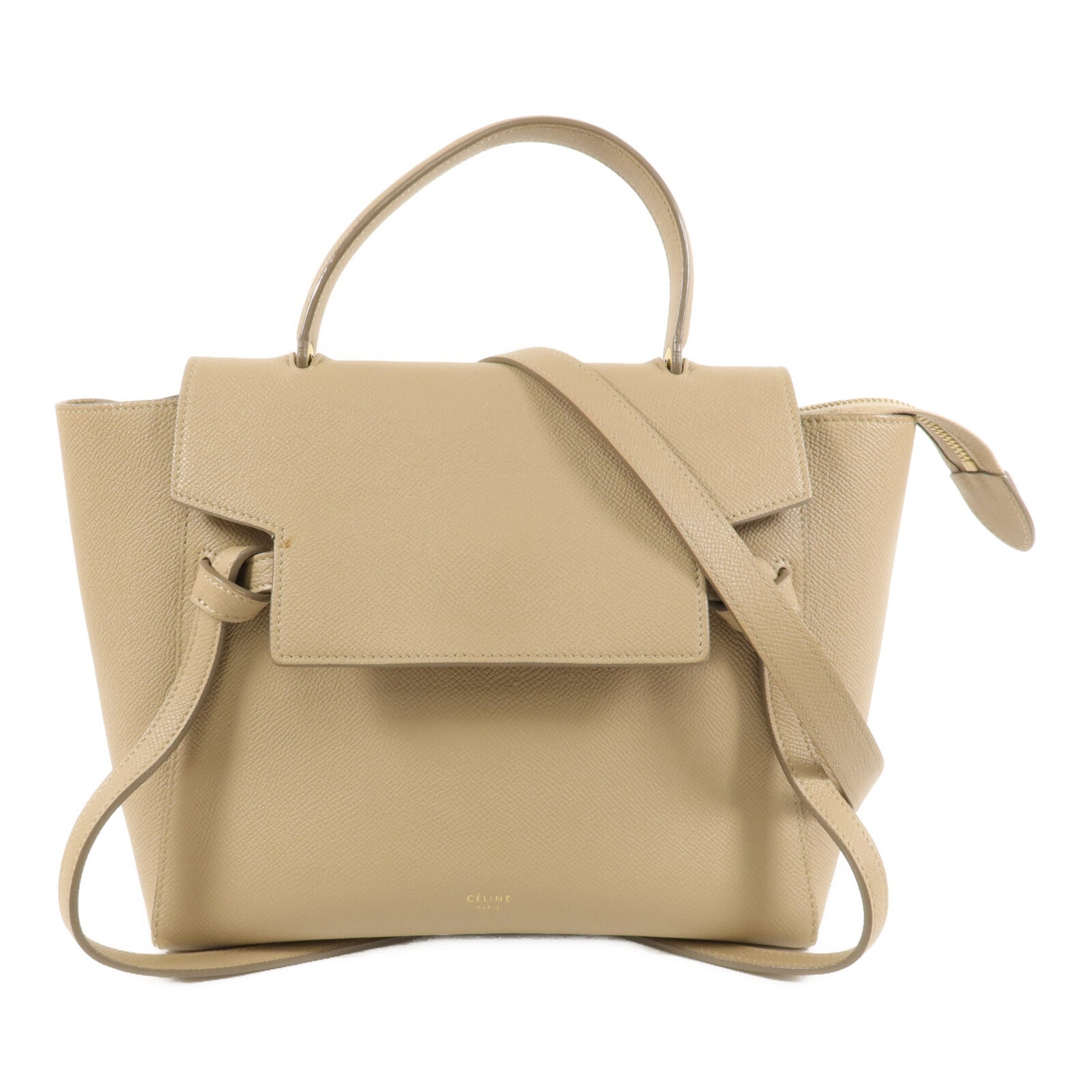 CELINE 牛皮皮革Micro Belt Bag肩背袋