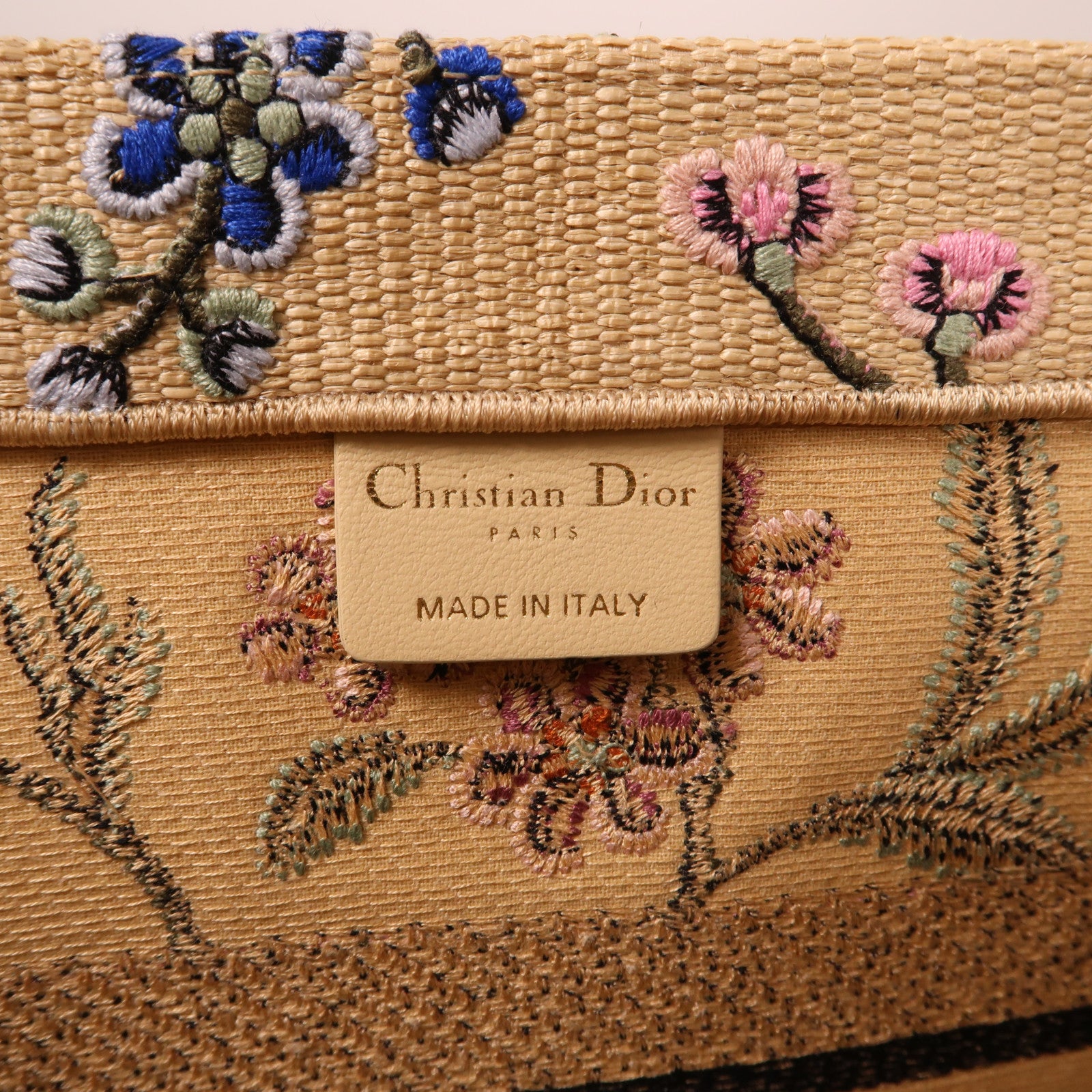 Dior 竹製Medium Dior Book Tote手挽袋彩色