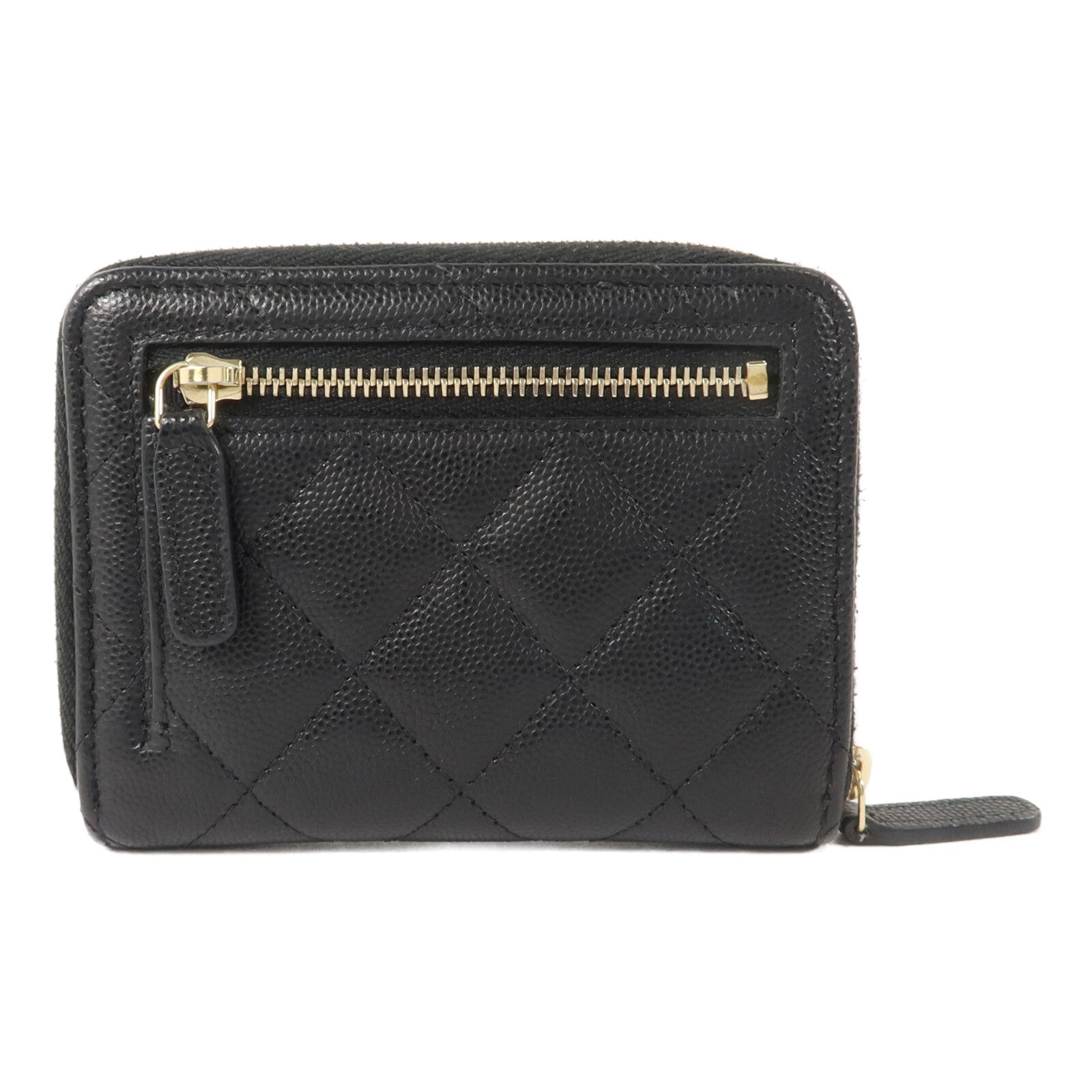 CHANEL 牛皮皮革Metalasse Zip Wallet錢包
