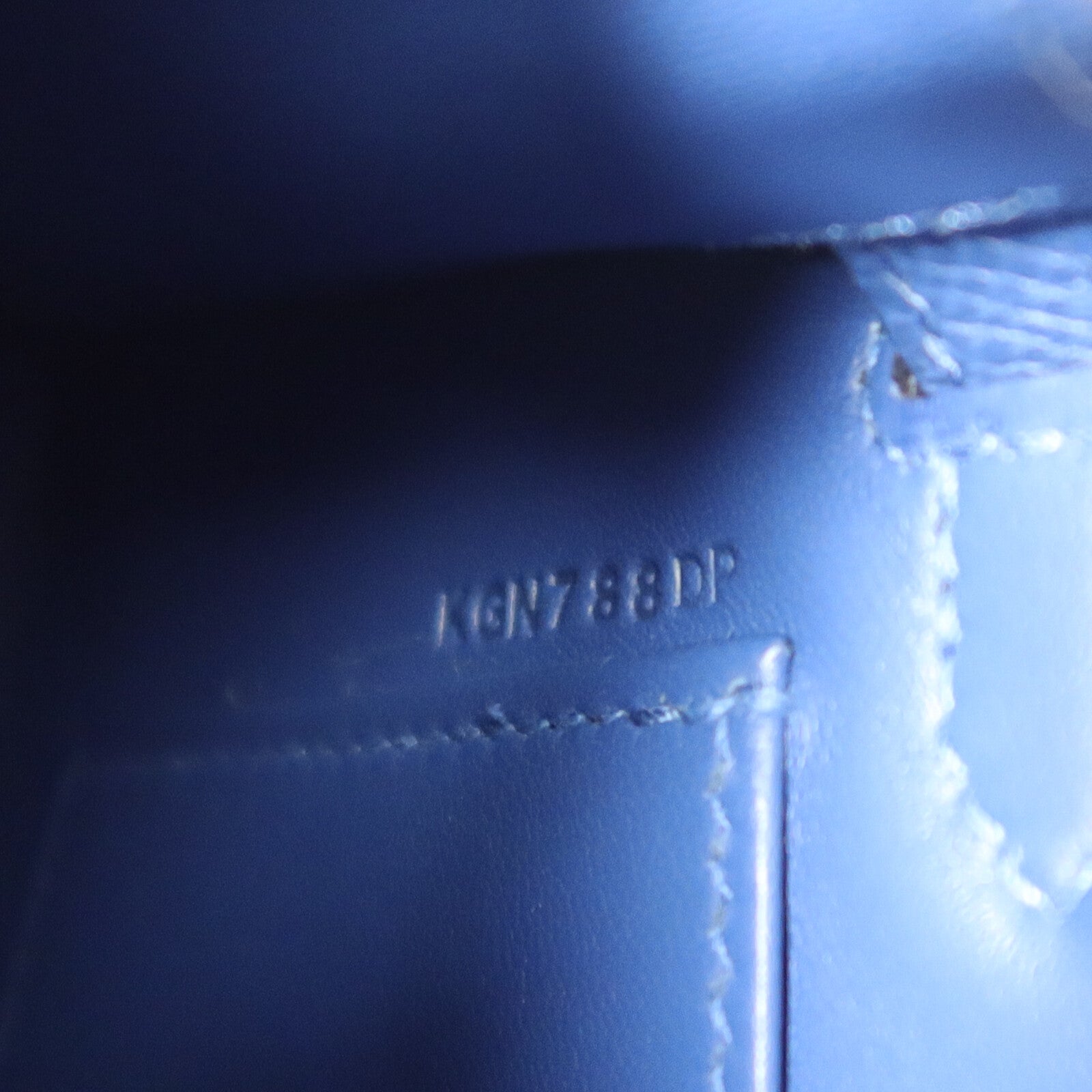 HERMES Epsom皮革Mini Kelly II手挽肩背兩用袋Bleu Tie