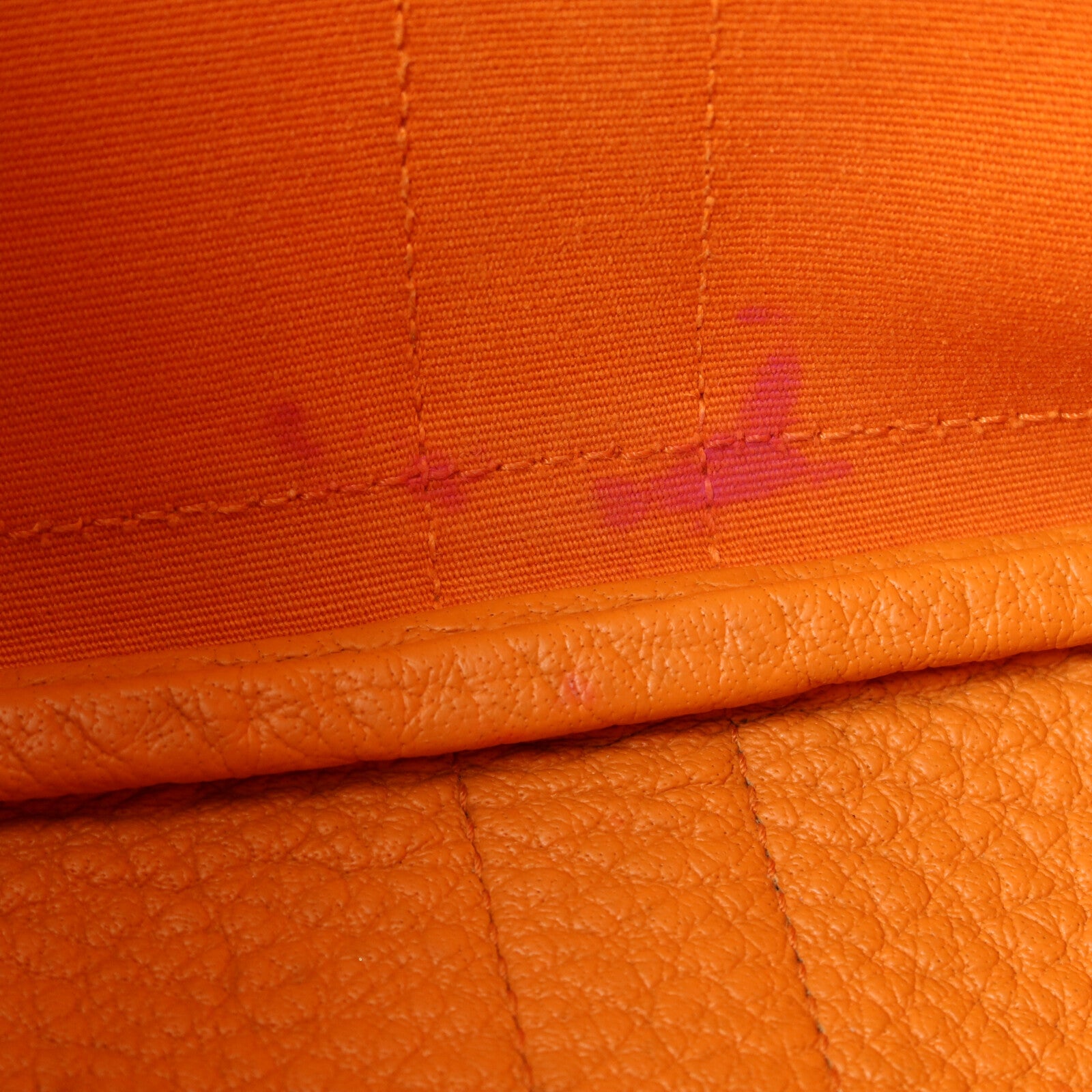 HERMES 帆布Garden Party TPM手挽袋Orange