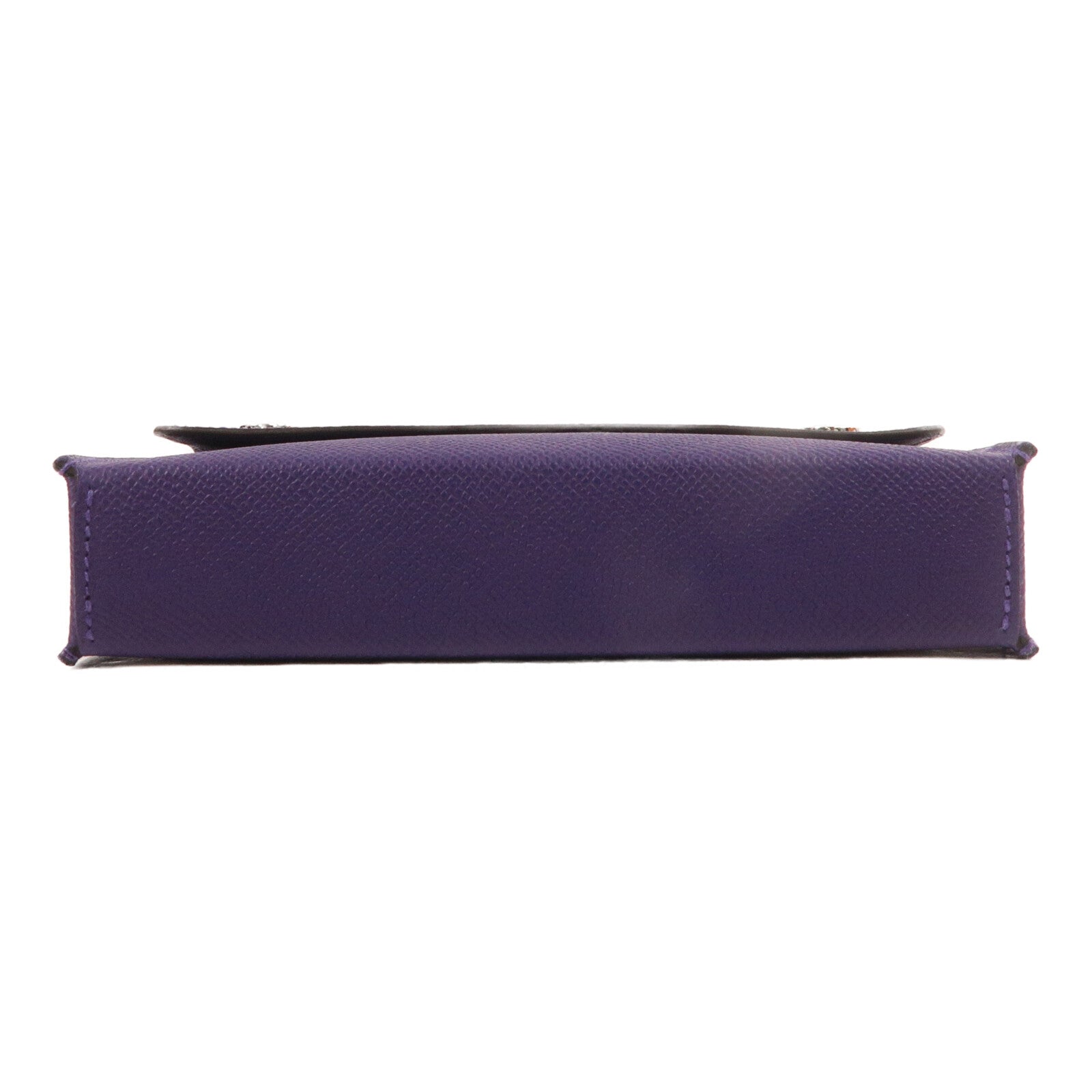 HERMES Epsom皮革Hermesnap肩背袋New Purple