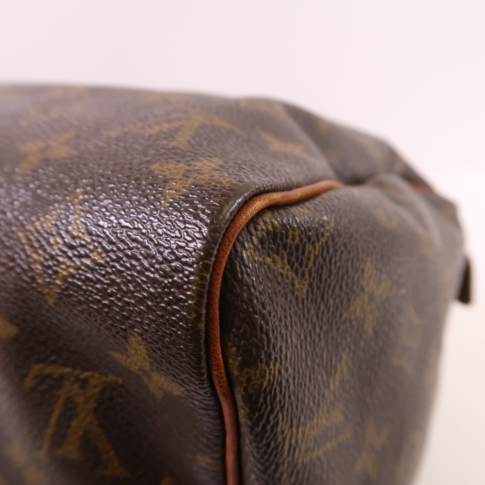 LOUIS VUITTON Monogram Speedy 30金扣手挽袋