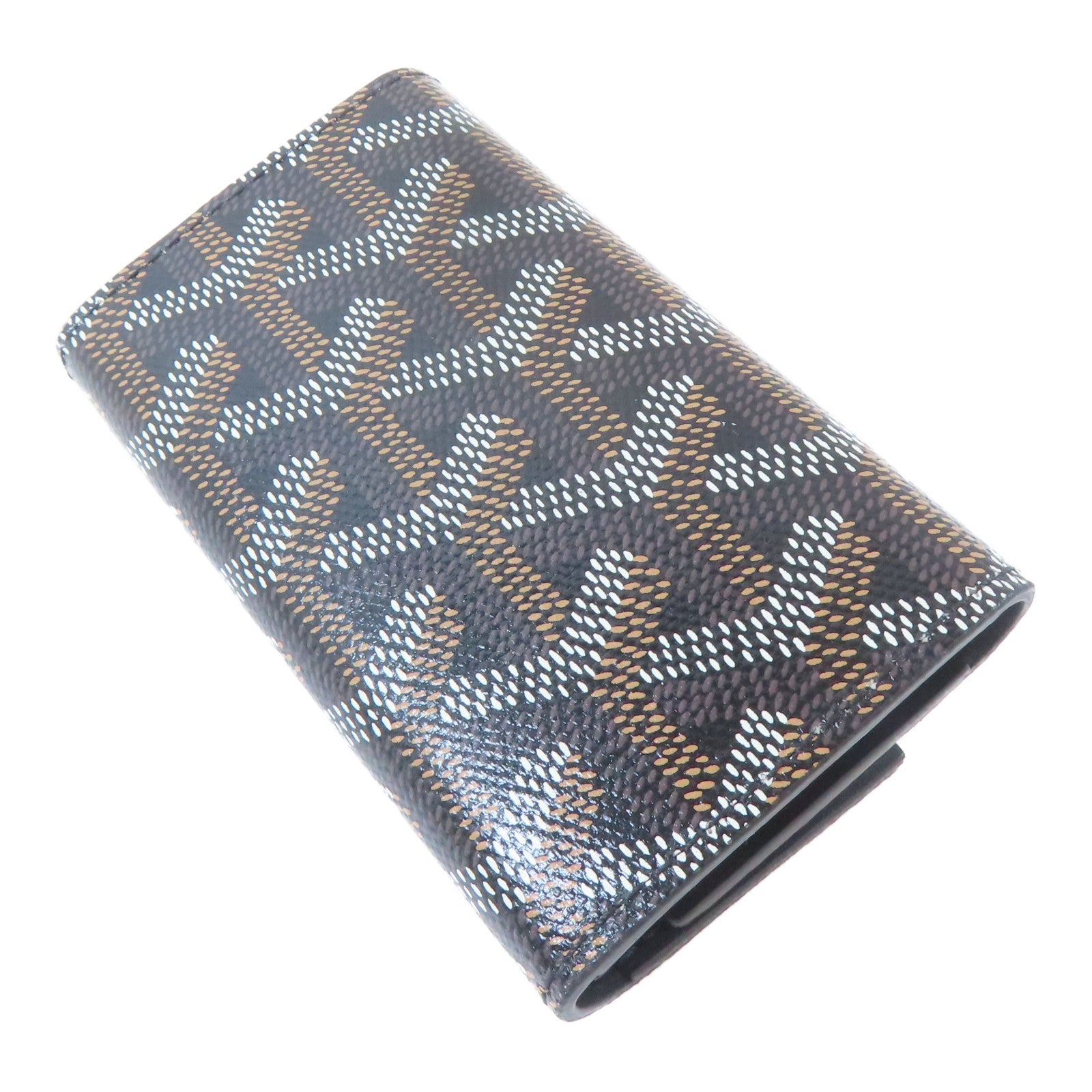 GOYARD 塗層帆布Key Case銀扣鎖匙包黑色/棕色/白色