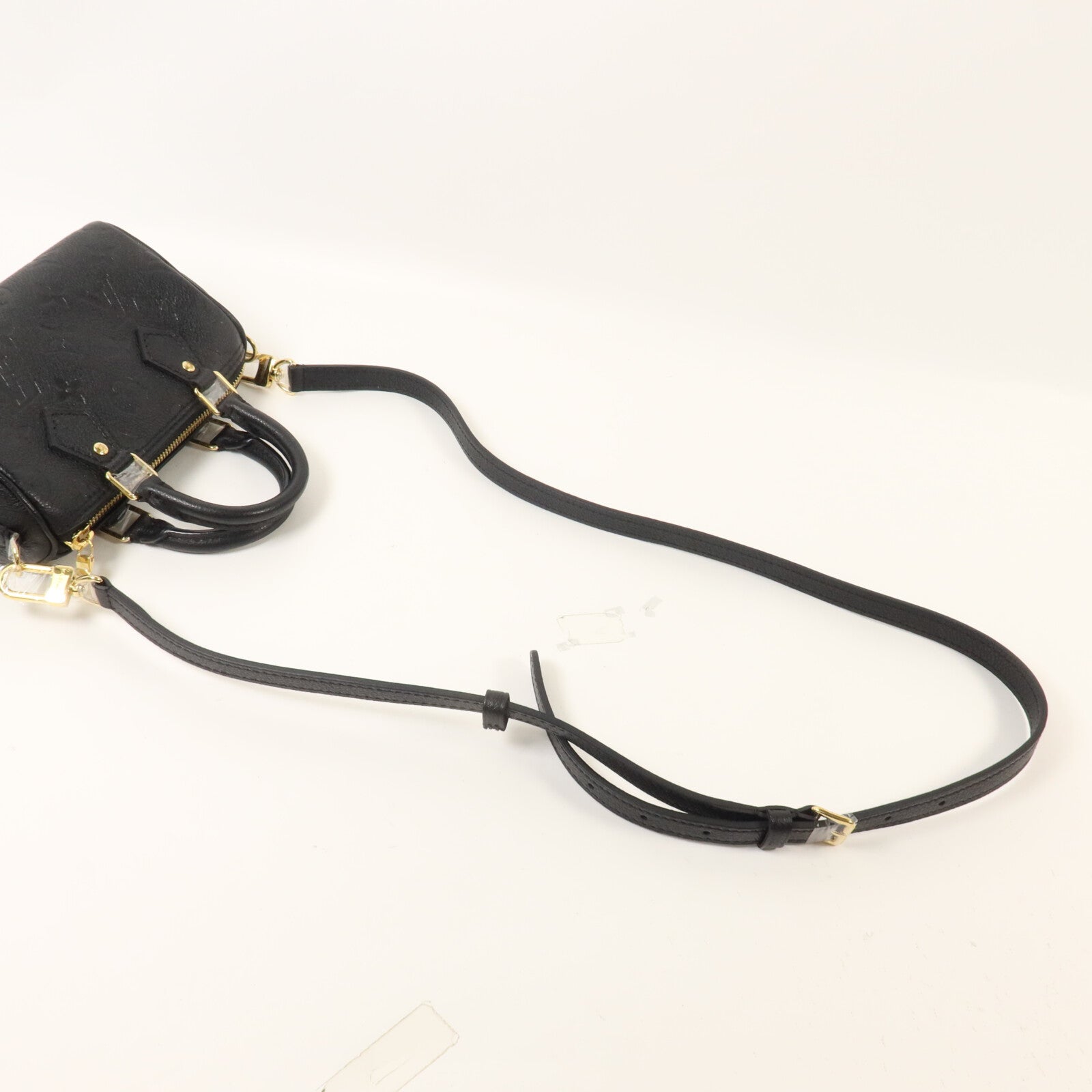 LOUIS VUITTON Monogram Empreinte Nano Speedy手挽肩背兩用袋