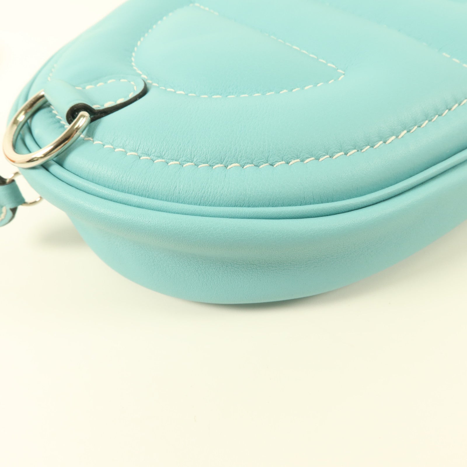 HERMES Swift皮革In The Loop Belt Bag肩背袋Bleu Atoll