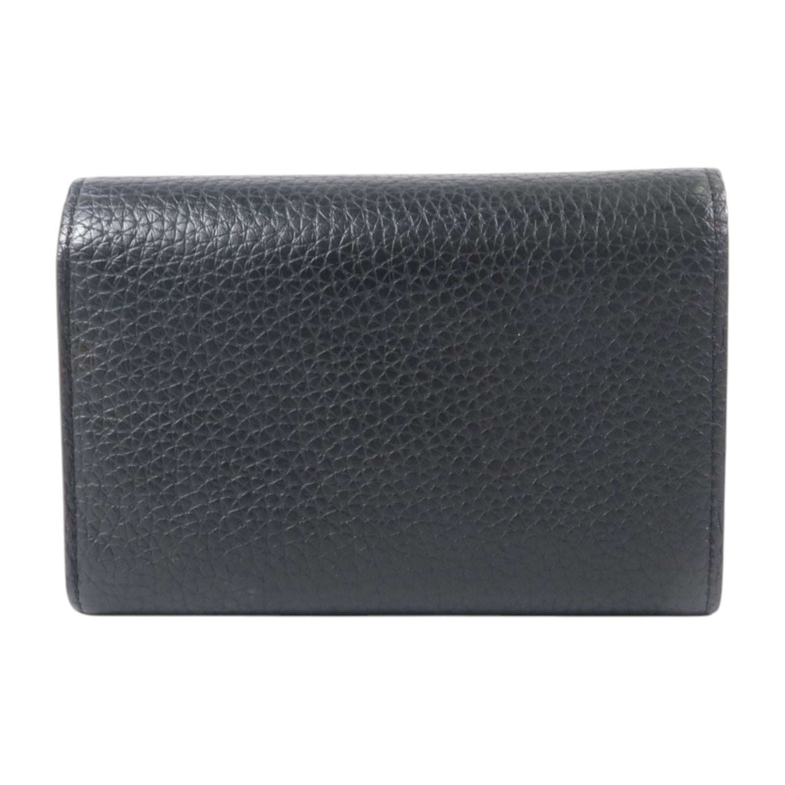 LOUIS VUITTON Taurillon Capucines Compact Wallet金扣錢包