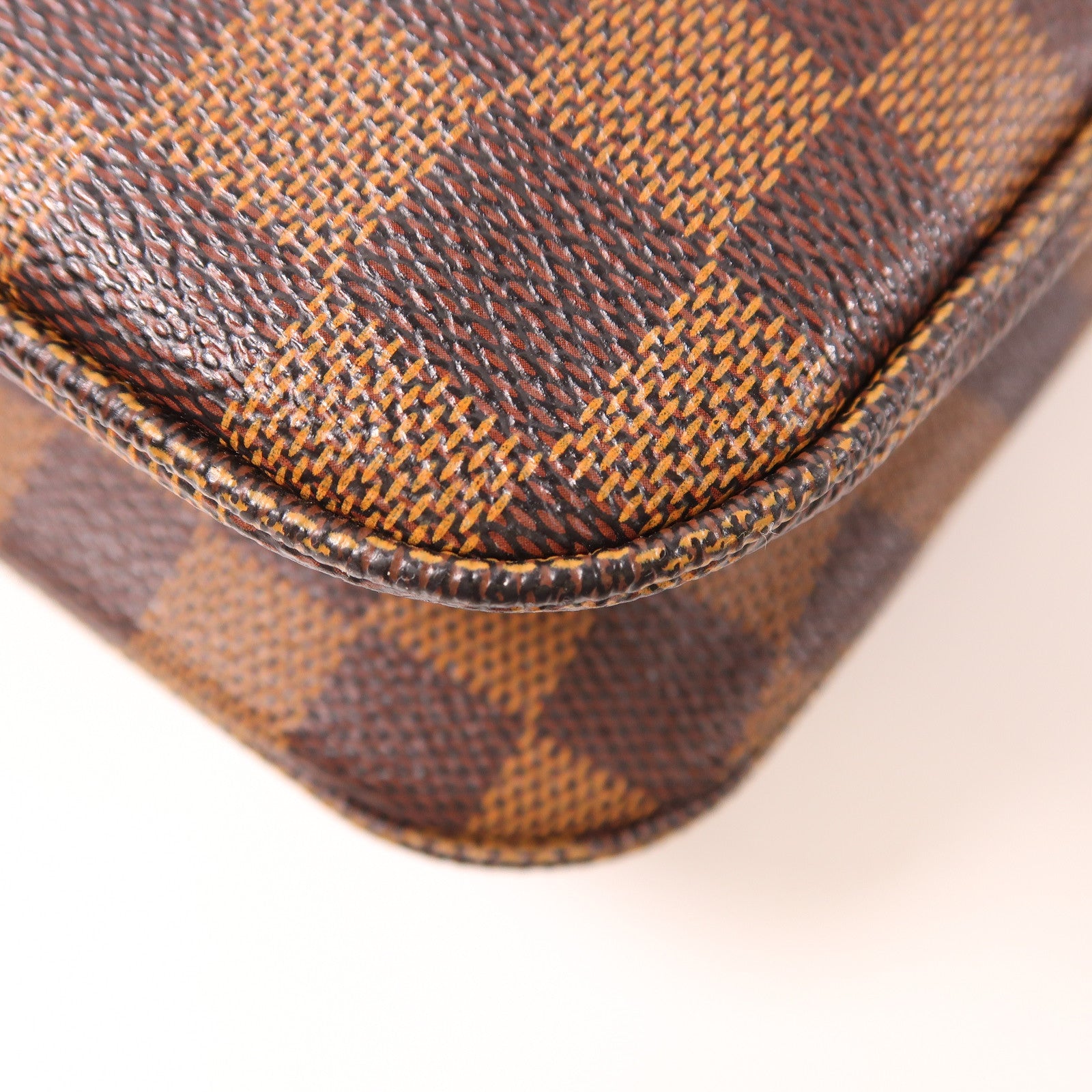 LOUIS VUITTON Damier Hoxton GM金扣肩背袋啡色
