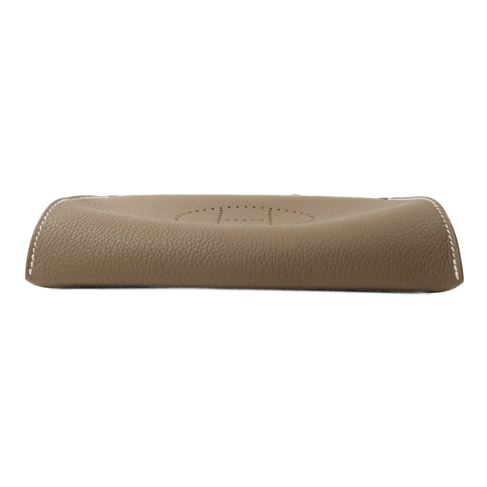 HERMES Togo皮革Videpoches肩背袋Etoupe