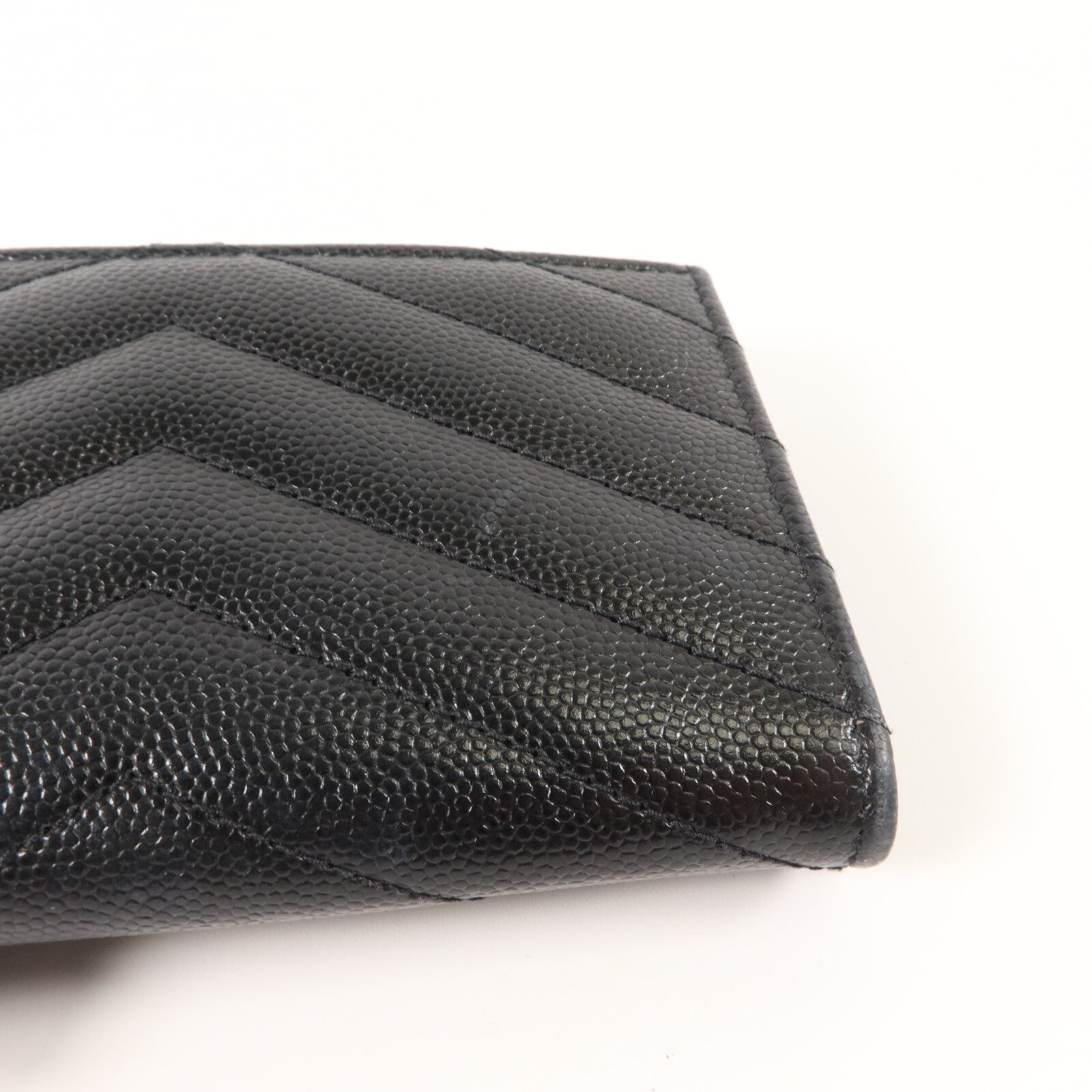 SAINT LAURENT 牛皮皮革Cassandre Matelasse Small Wallet錢包