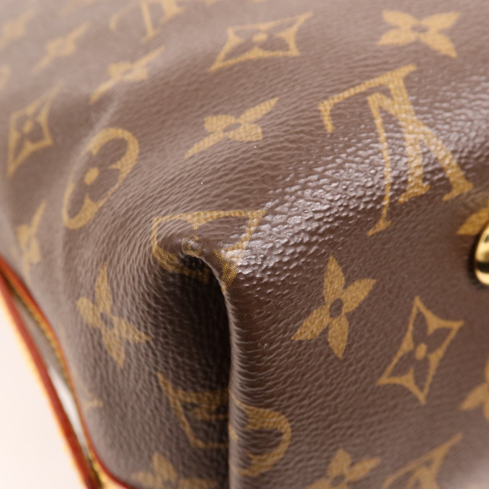 LOUIS VUITTON Monogram Carry All MM金扣肩背袋