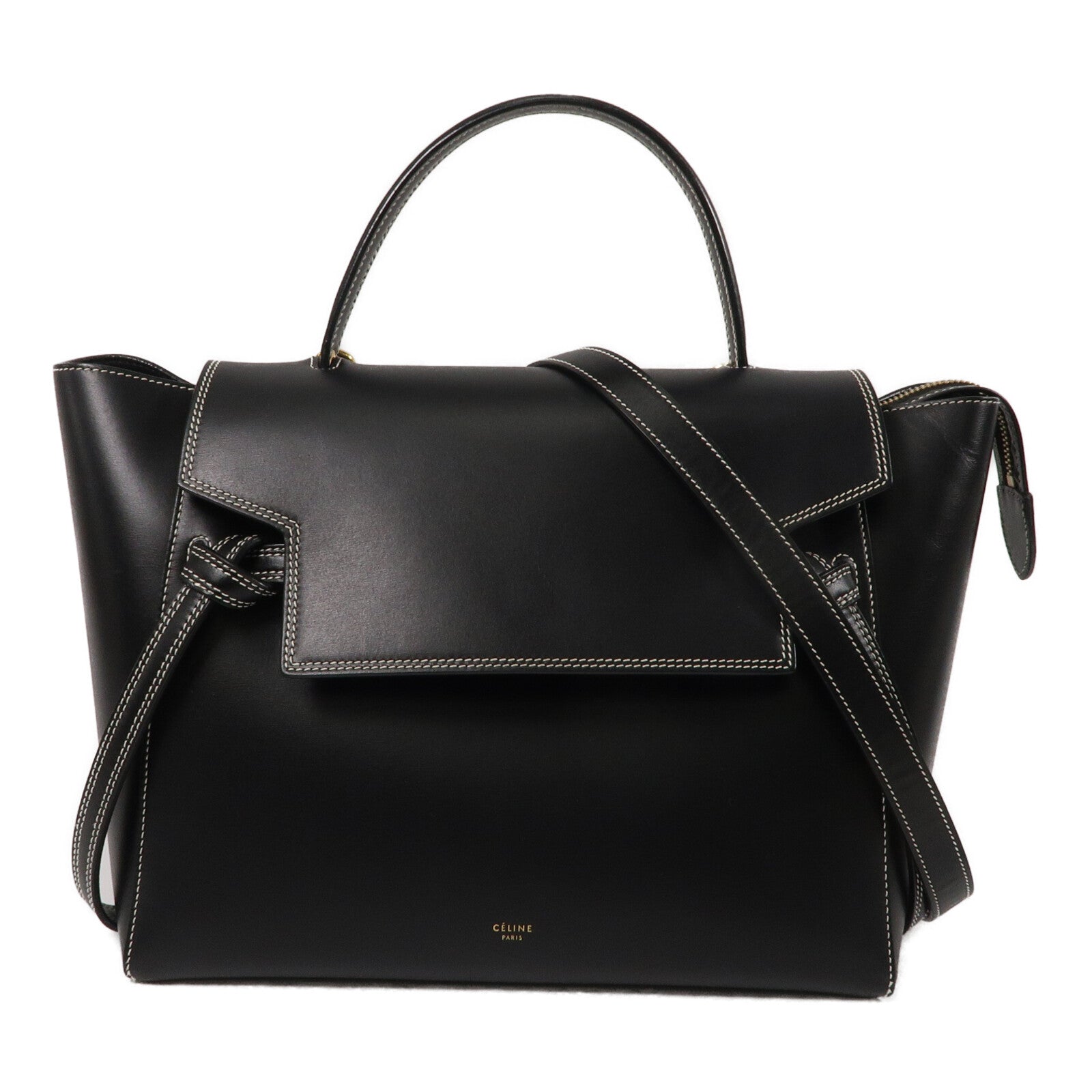 CELINE 牛皮皮革Mini Belt Bag手挽肩背兩用袋