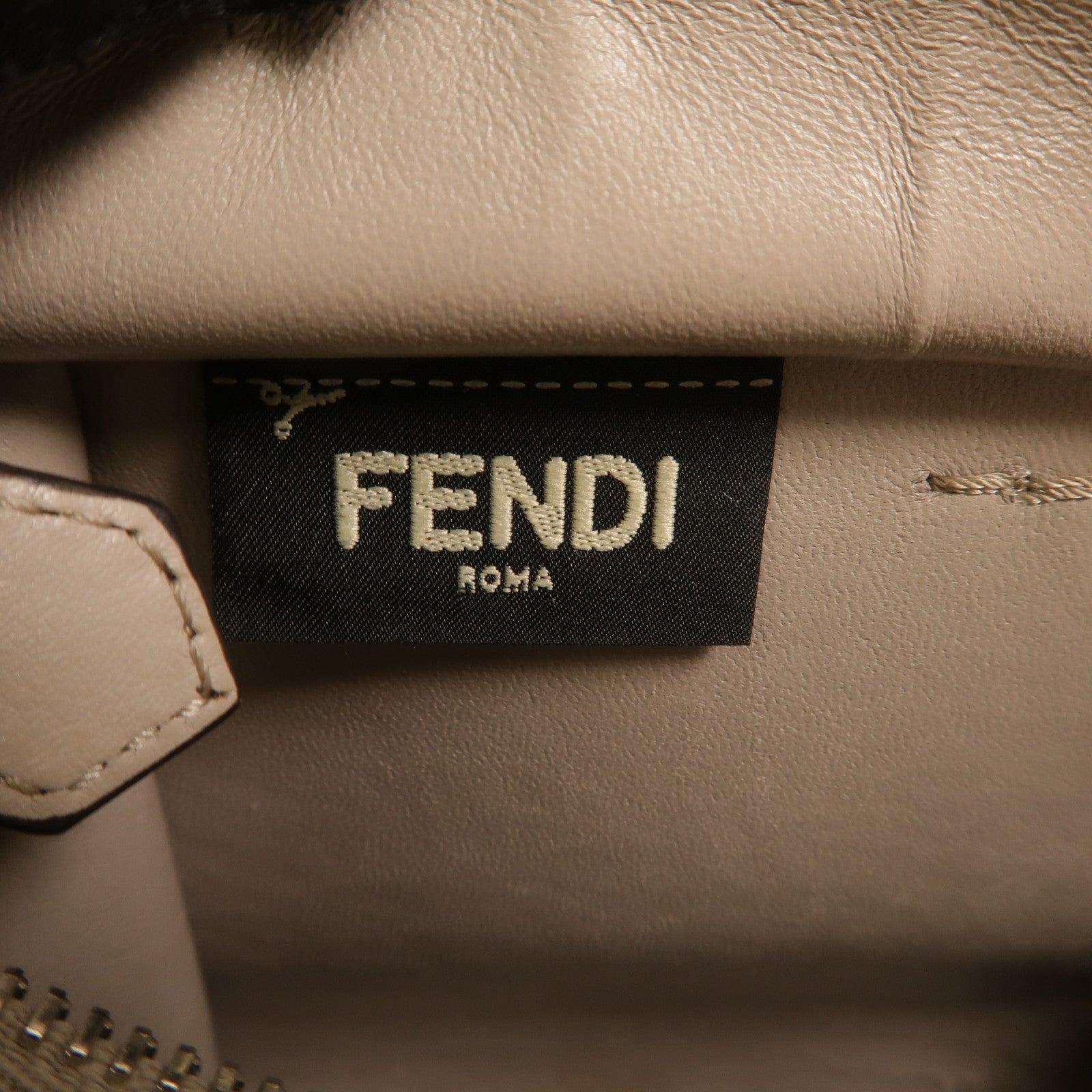 FENDI 牛皮/蛇皮皮革3 Jours Mini手挽肩背兩用袋