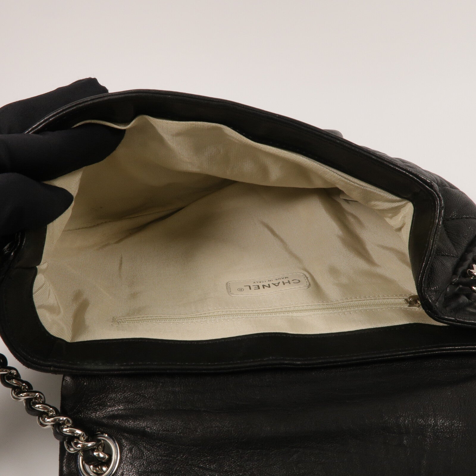 CHANEL 牛皮皮革Shoulder Bag鏈帶肩背袋
