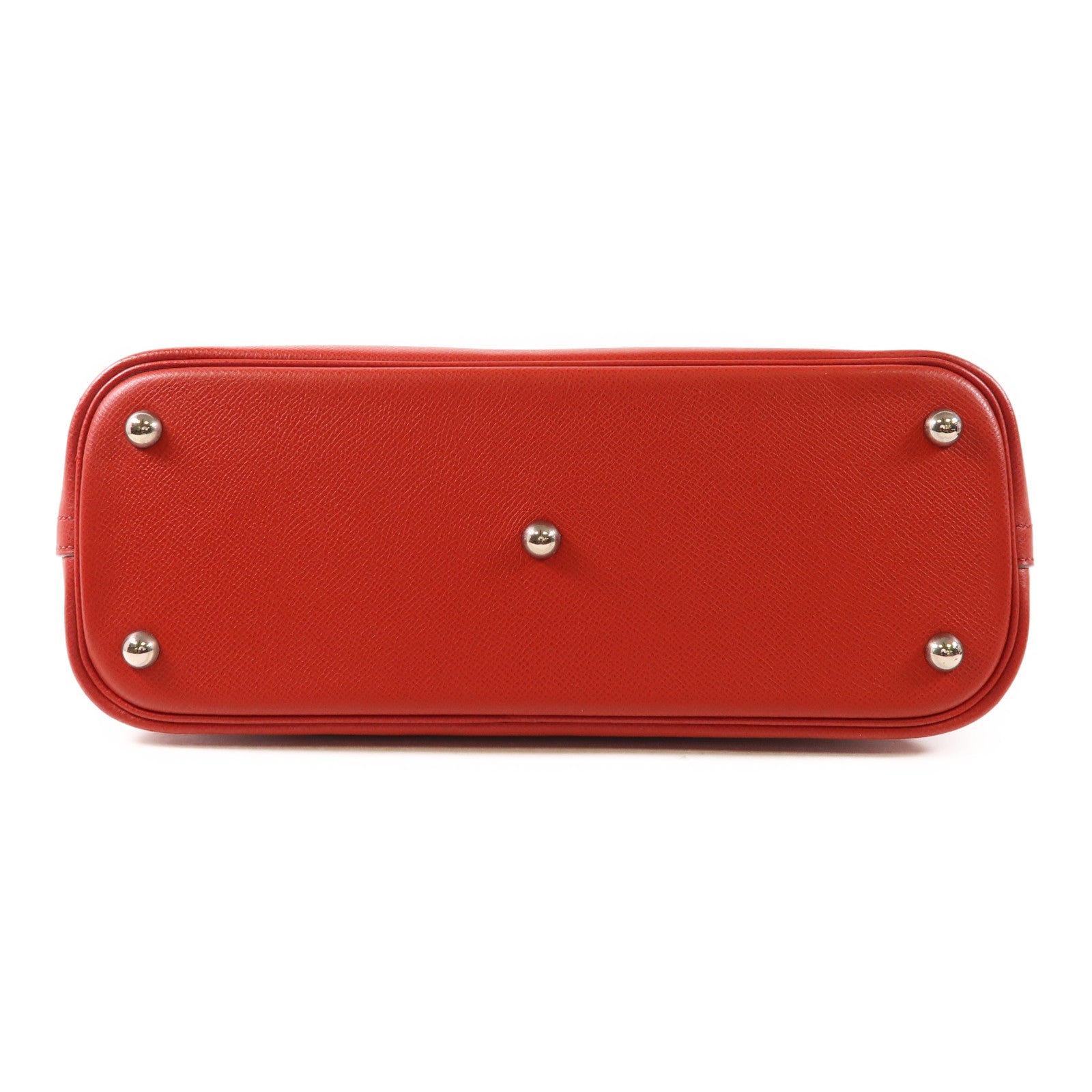 HERMES Epsom皮革Bolide 31銀扣手挽袋Q5 Rouge Casaque