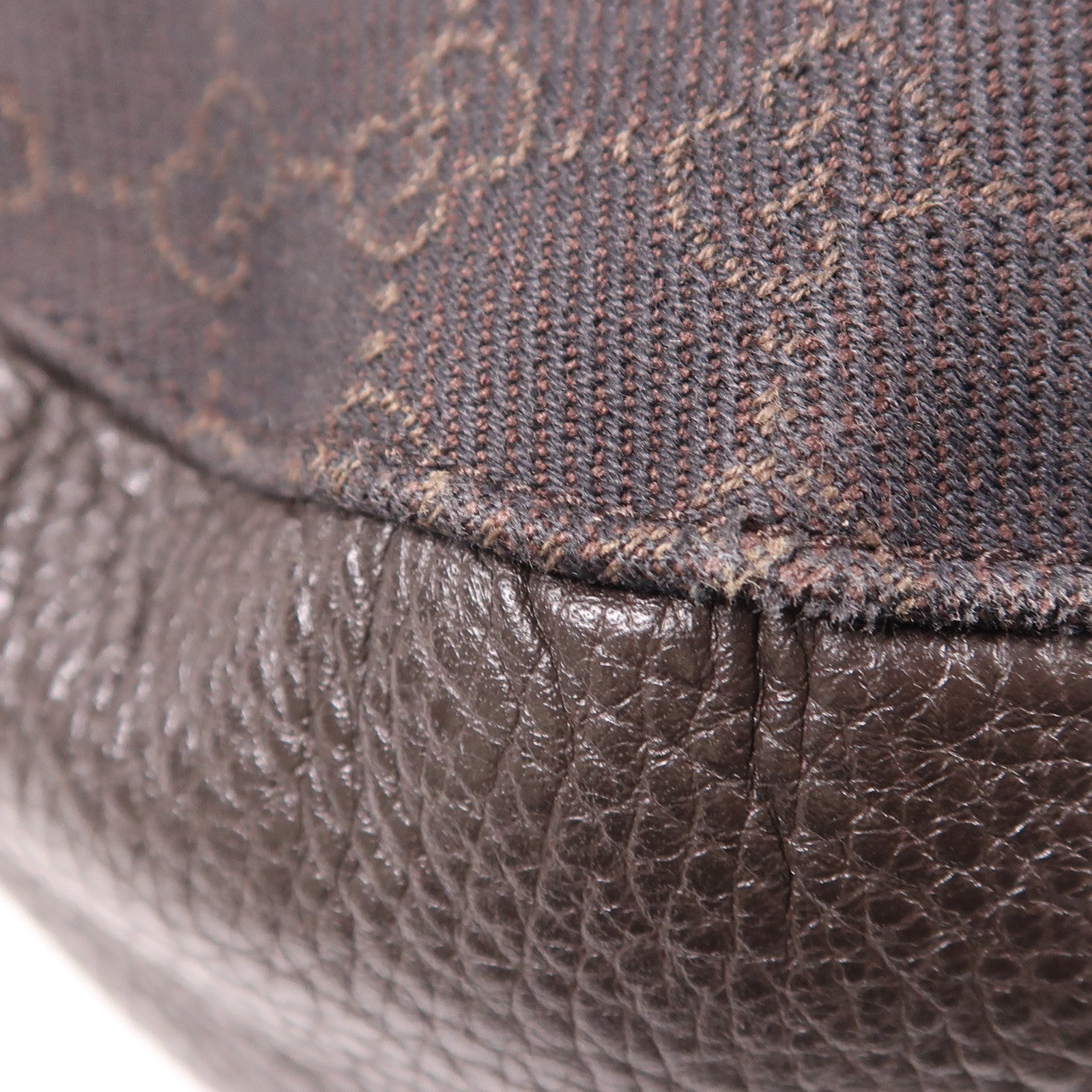 GUCCI GG SHW Shoulder Bag 179777 Canvas Brown