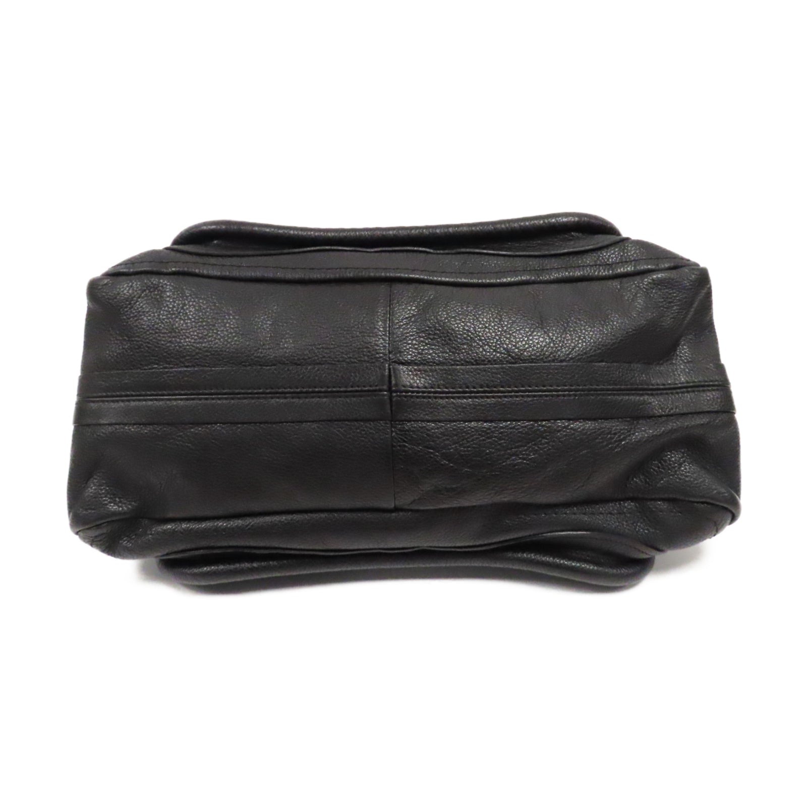 Chloe 【激減優惠】牛皮皮革Shoulder Bag金扣手挽肩背兩用袋黑色