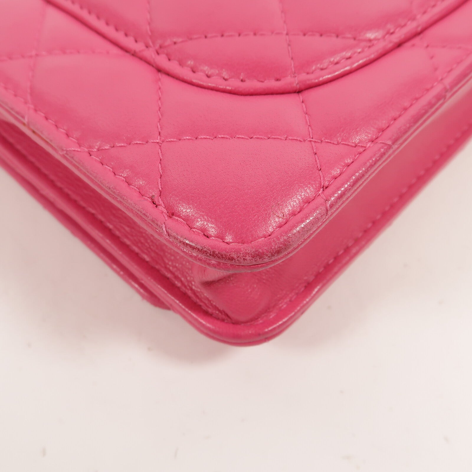 CHANEL 羊皮皮革WOC Wallet On Chain鏈帶肩背袋