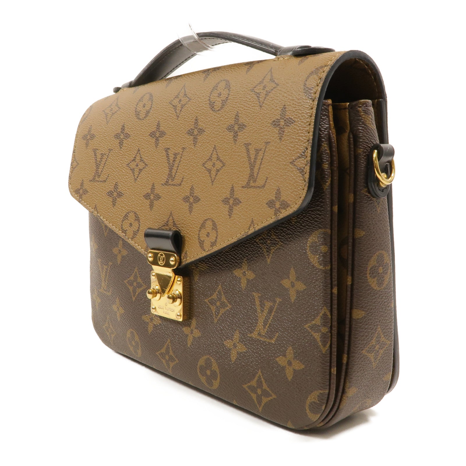 LOUIS VUITTON Monogram Reverse Pochette Metis手挽肩背兩用袋