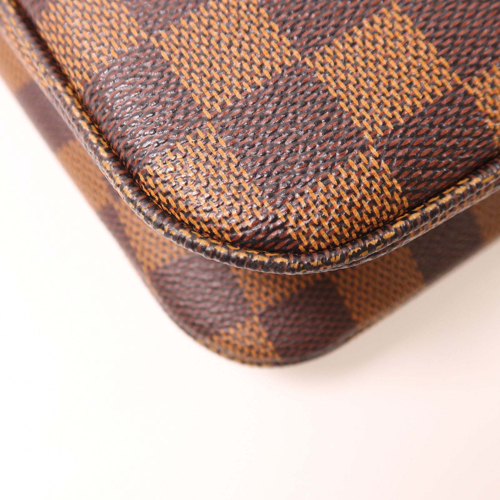 LOUIS VUITTON Damier Hoxton GM金扣肩背袋啡色