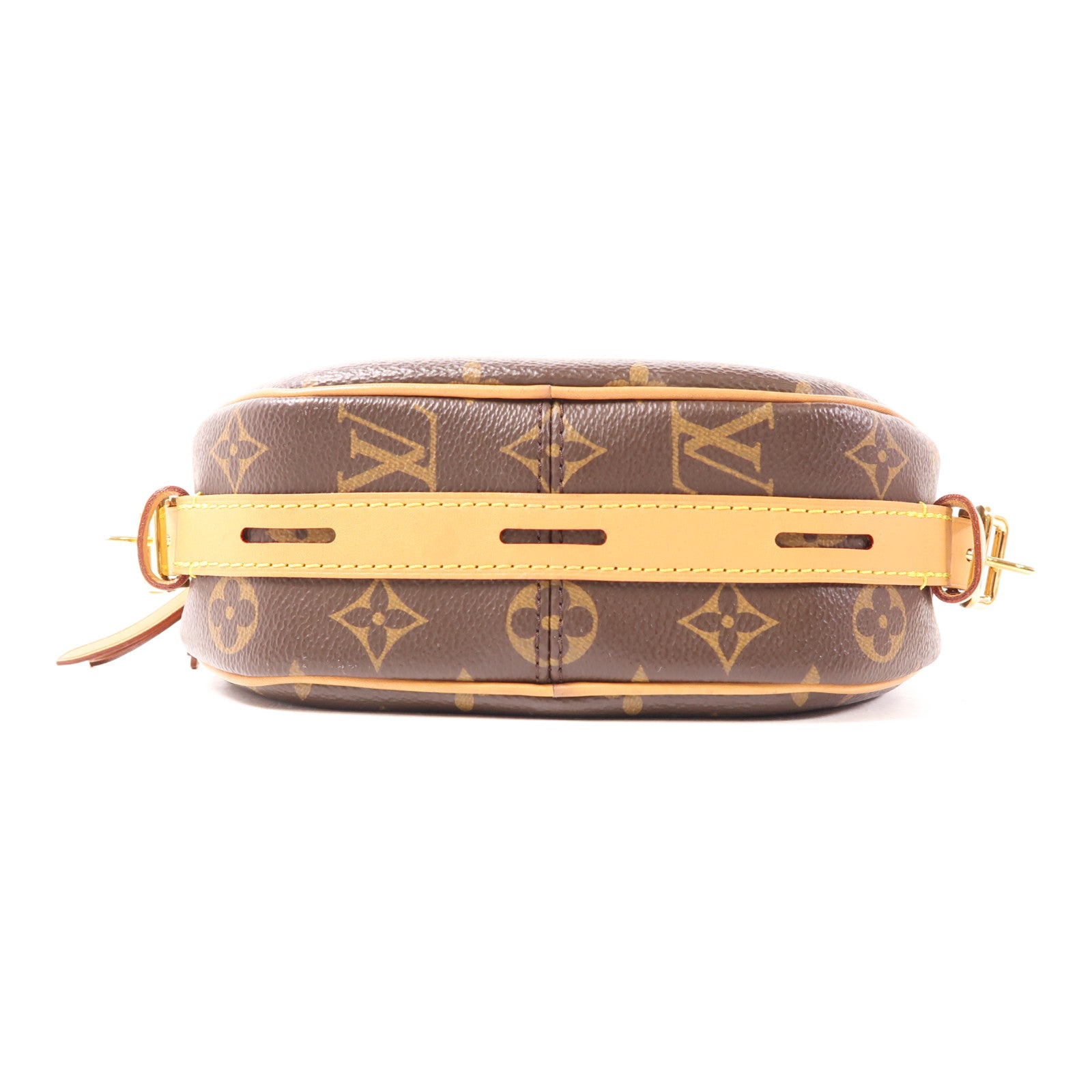 LOUIS VUITTON 【激減優惠】Monogram Boite Chapeau Souple金扣肩背袋棕色