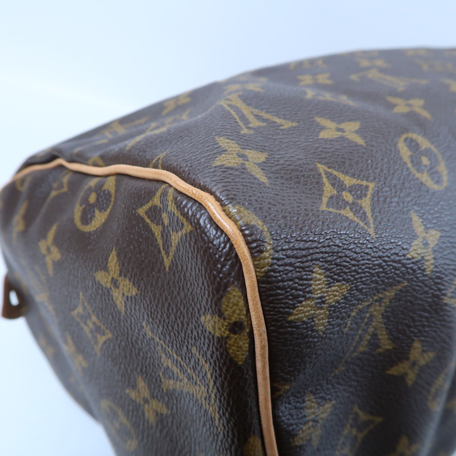 LOUIS VUITTON Monogram Speedy 30金扣手挽袋啡色
