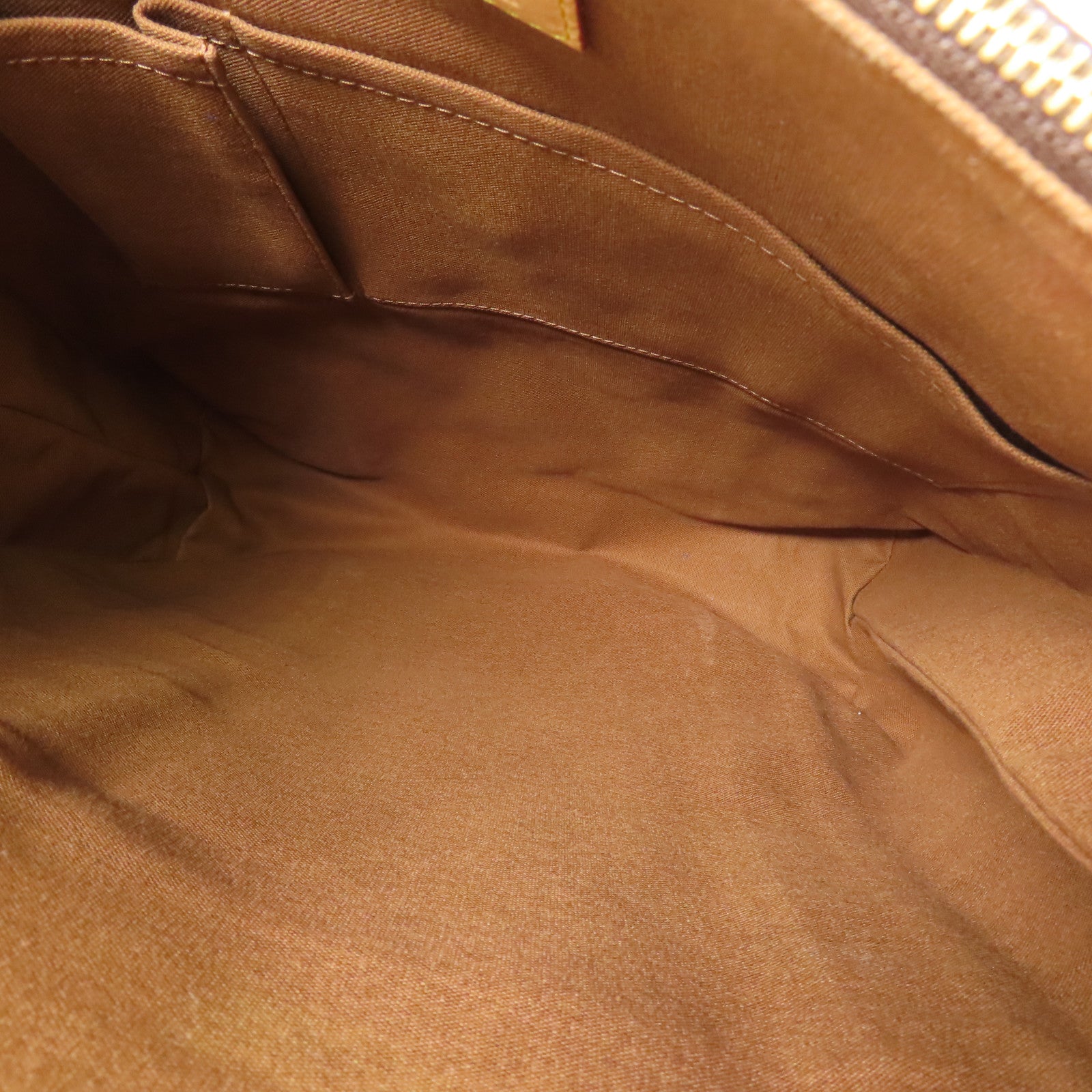 LOUIS VUITTON Monogram Cabas Beaubourg金扣肩背袋棕色